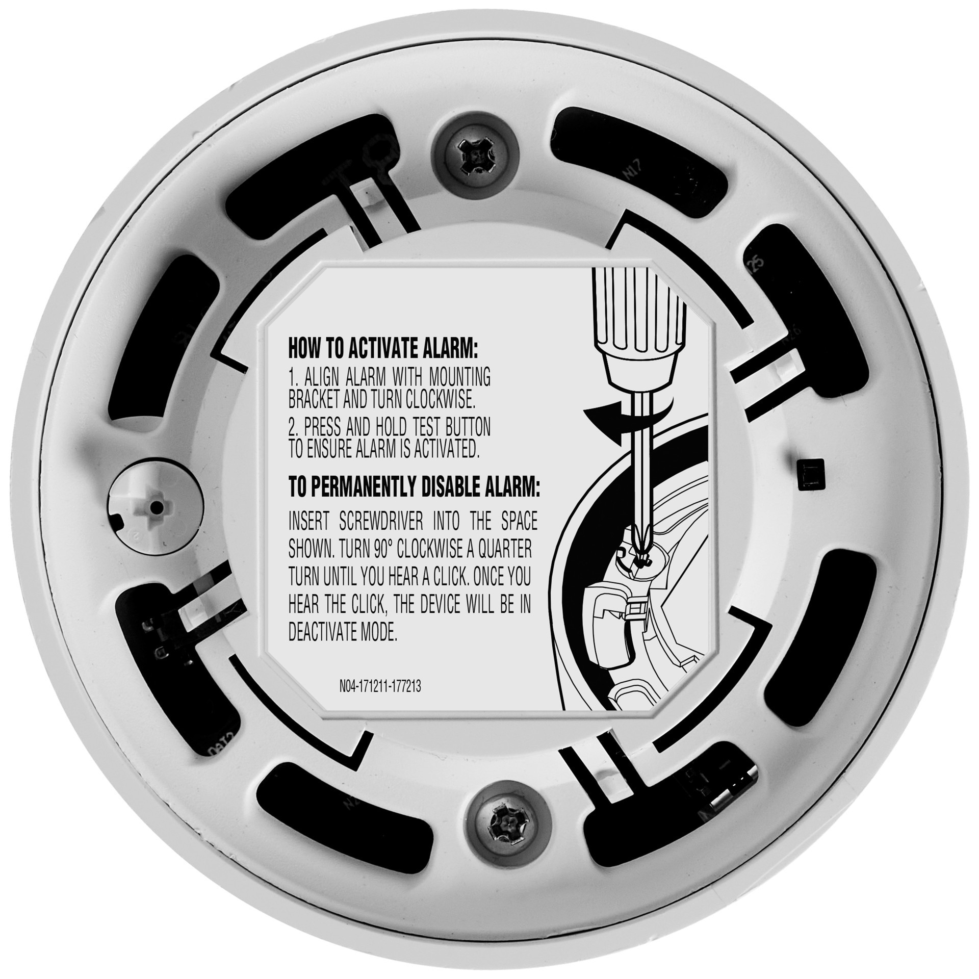slide 5 of 6, First Alert 10-Year Battery-operated Photoelectric Smoke Detector, 1 ct