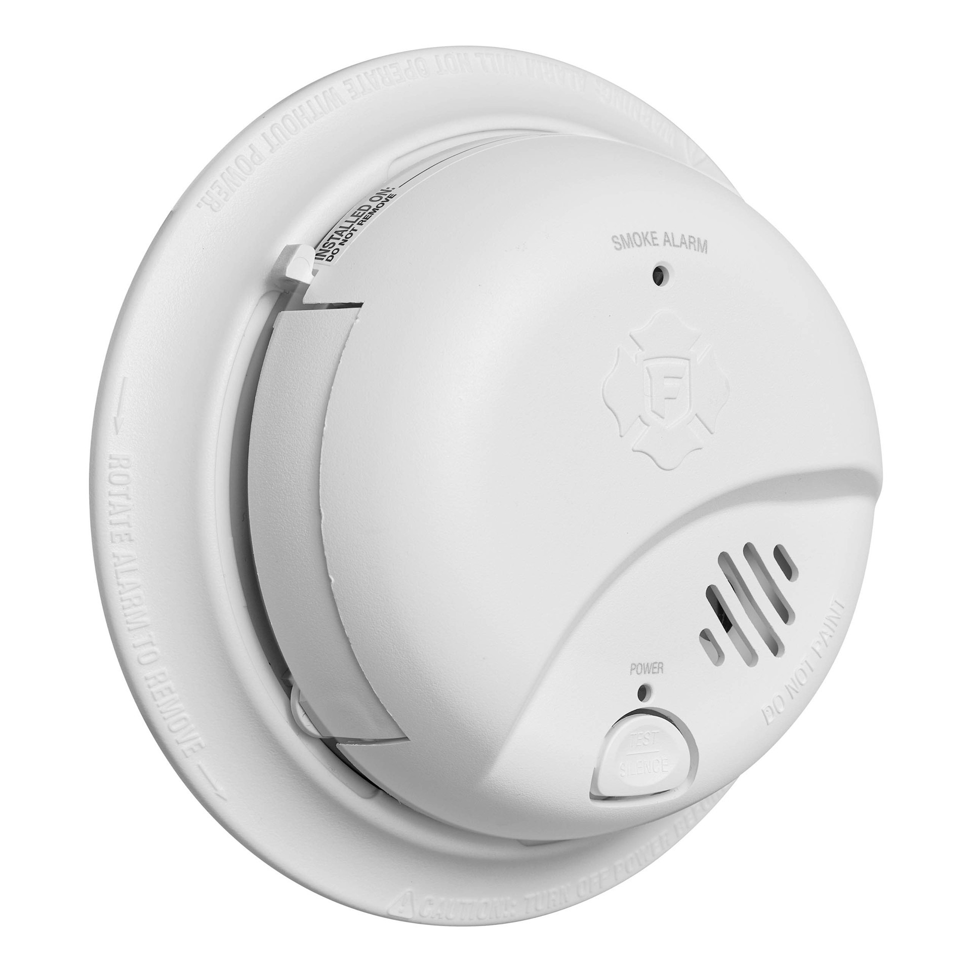 slide 3 of 6, First Alert Hardwired (with Battery Back-up) Ionization Interconnected Smoke Detector, 1 ct