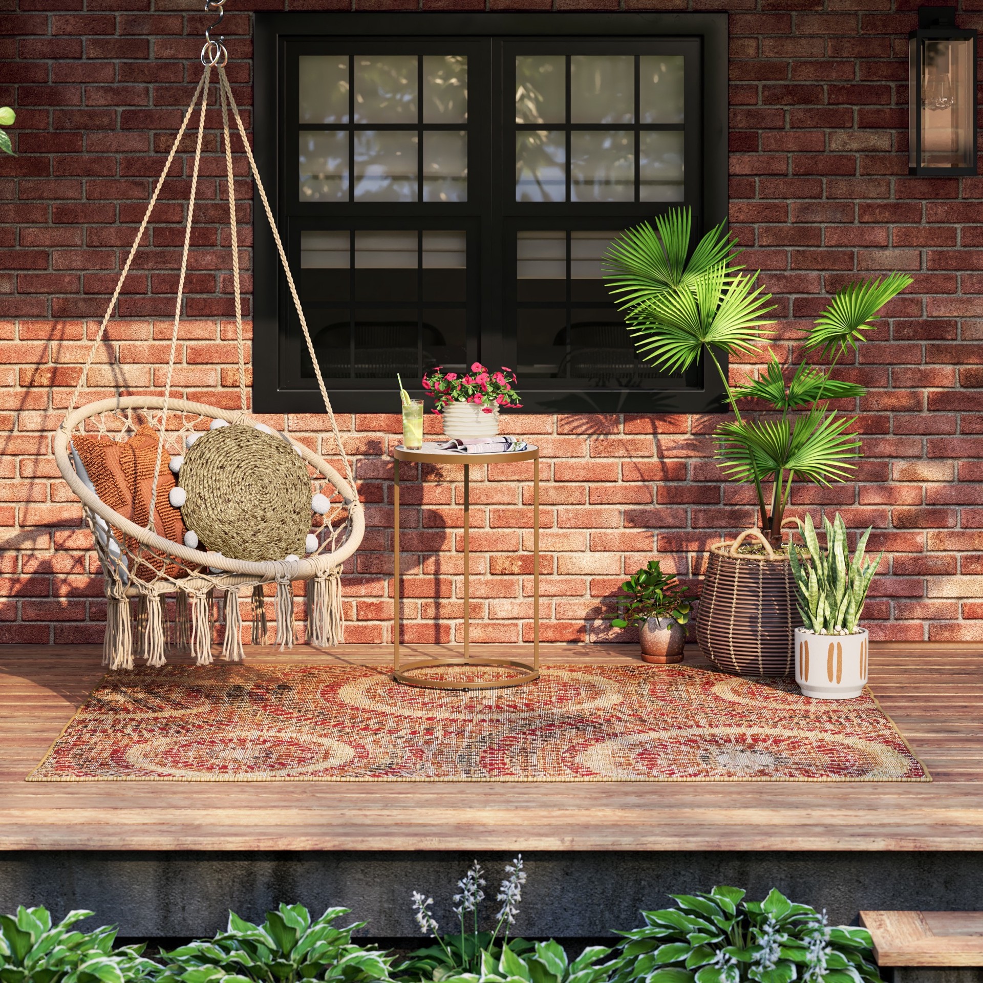 slide 5 of 6, Origin 21 Unbranded Solid Tan Round Summer Throw pillow, 1 ct