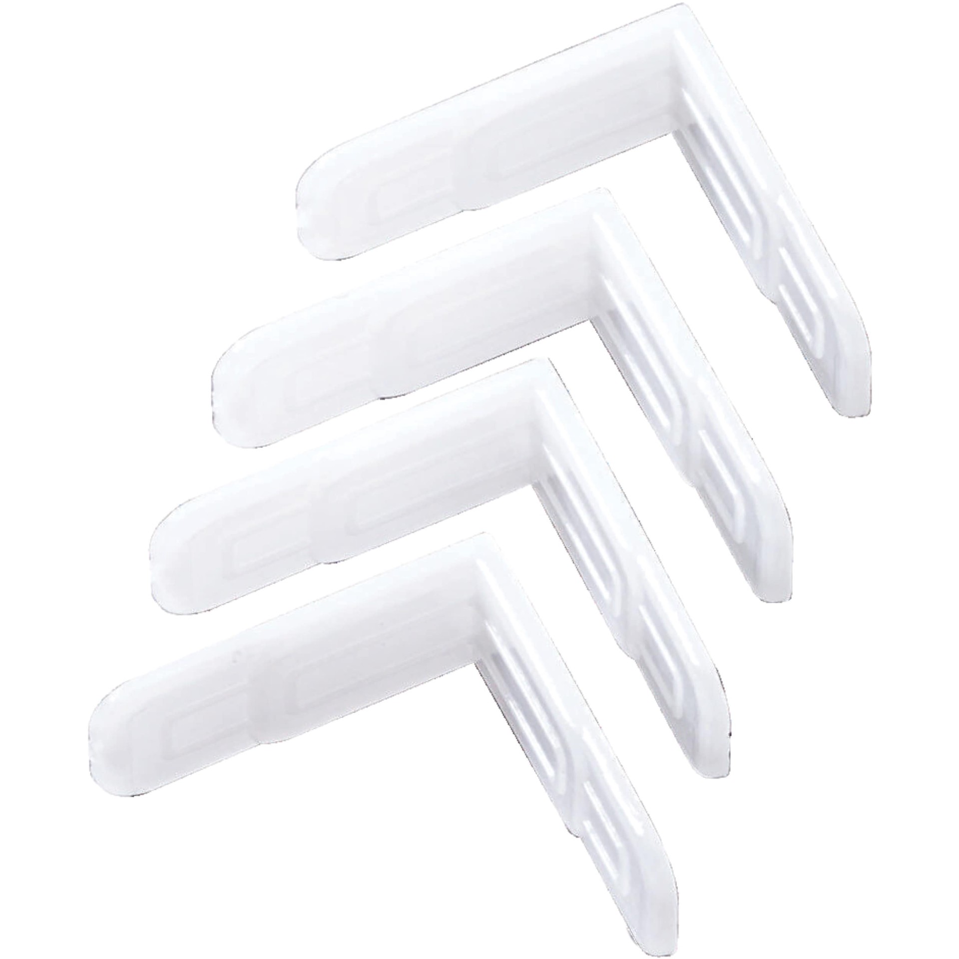 slide 4 of 6, RELIABILT White Plastic Drawer guide kit, 1 ct