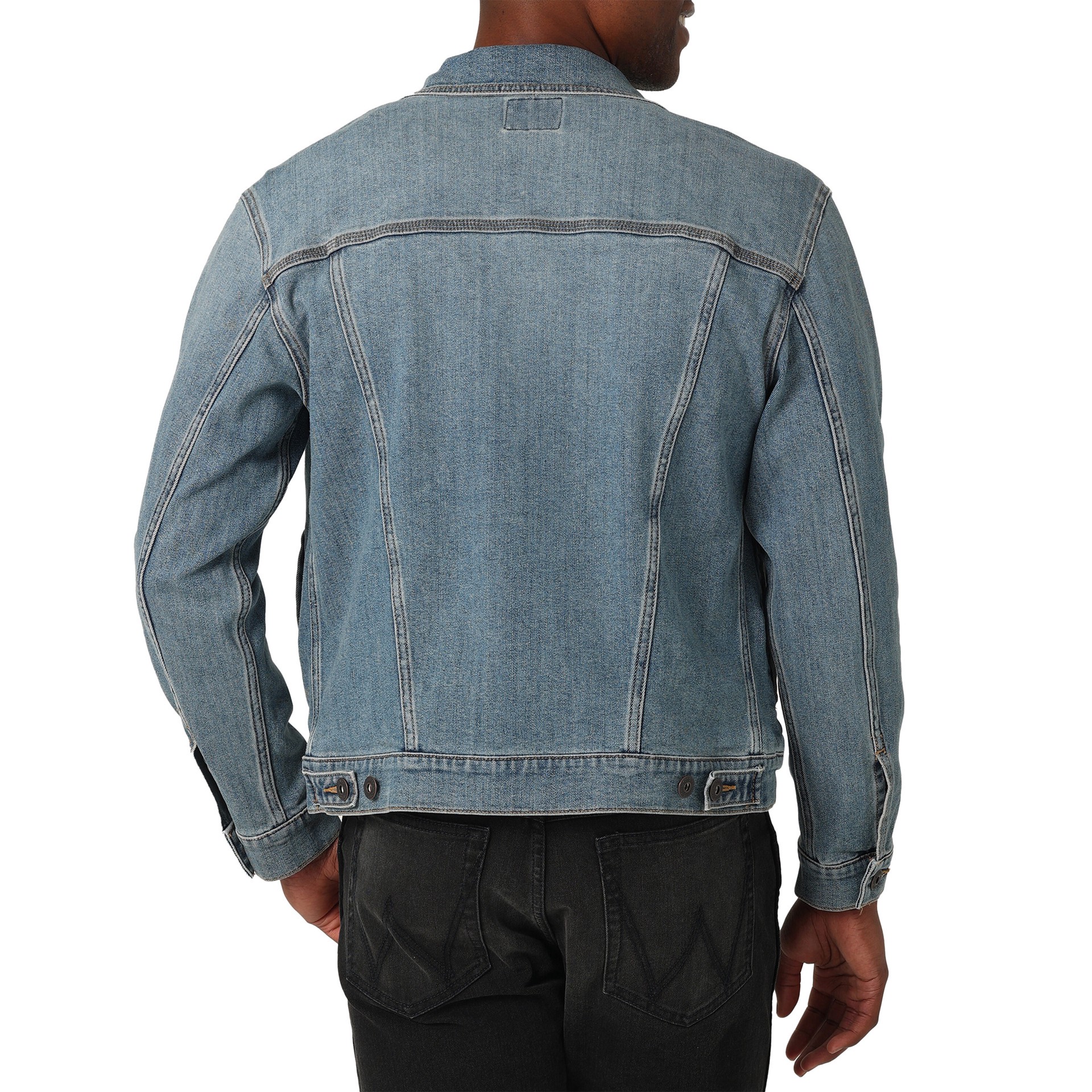 slide 4 of 5, Wrangler Men's Vintage Indigo Denim Work jacket ( Extra Large ), 1 ct