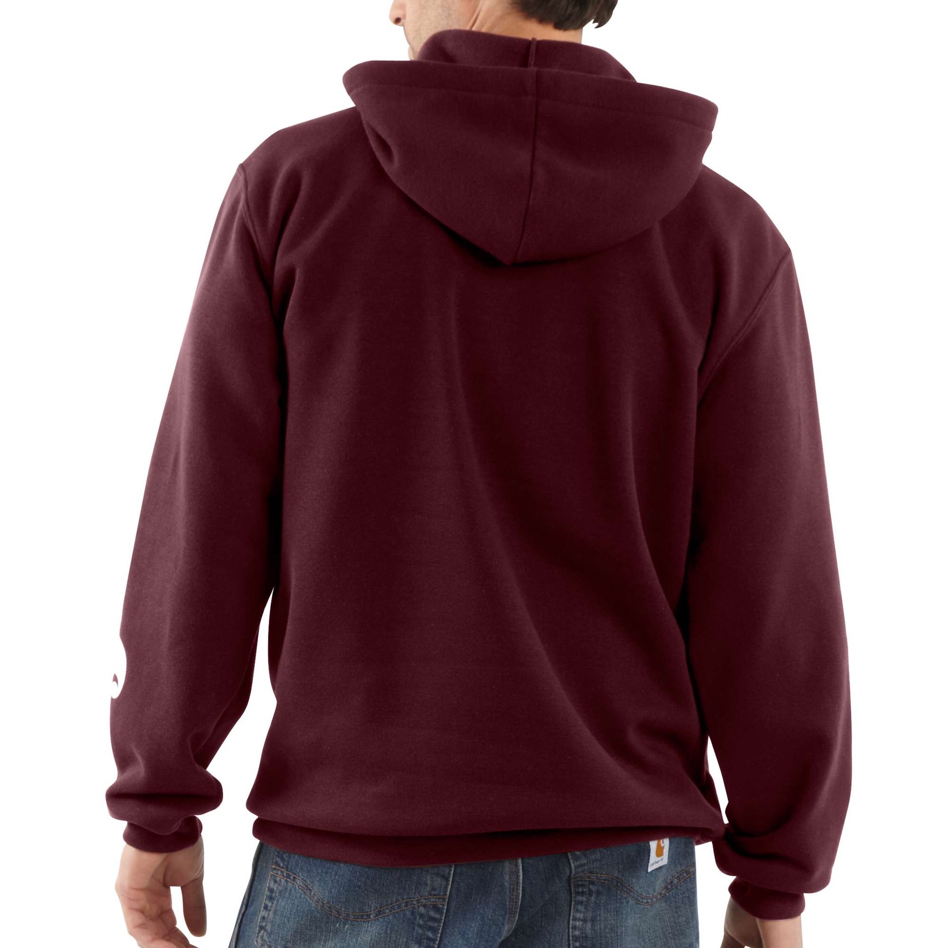 slide 2 of 5, Carhartt Men's Red Medium weight Fleece Long sleeve Graphic Sweatshirt ( 2XL ), 1 ct