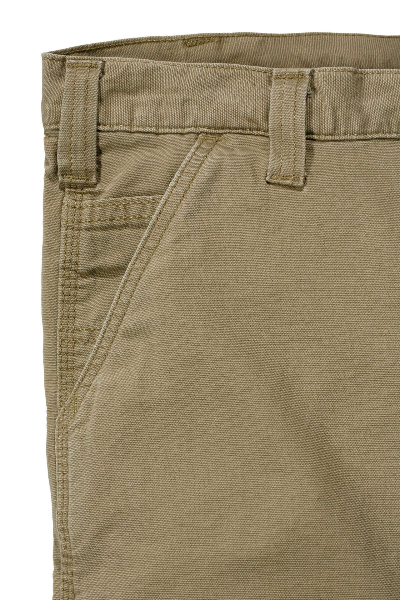 slide 3 of 6, Carhartt Men's Relaxed Fit Dark Khaki Canvas Work pants ( 32 x 30 ), 1 ct