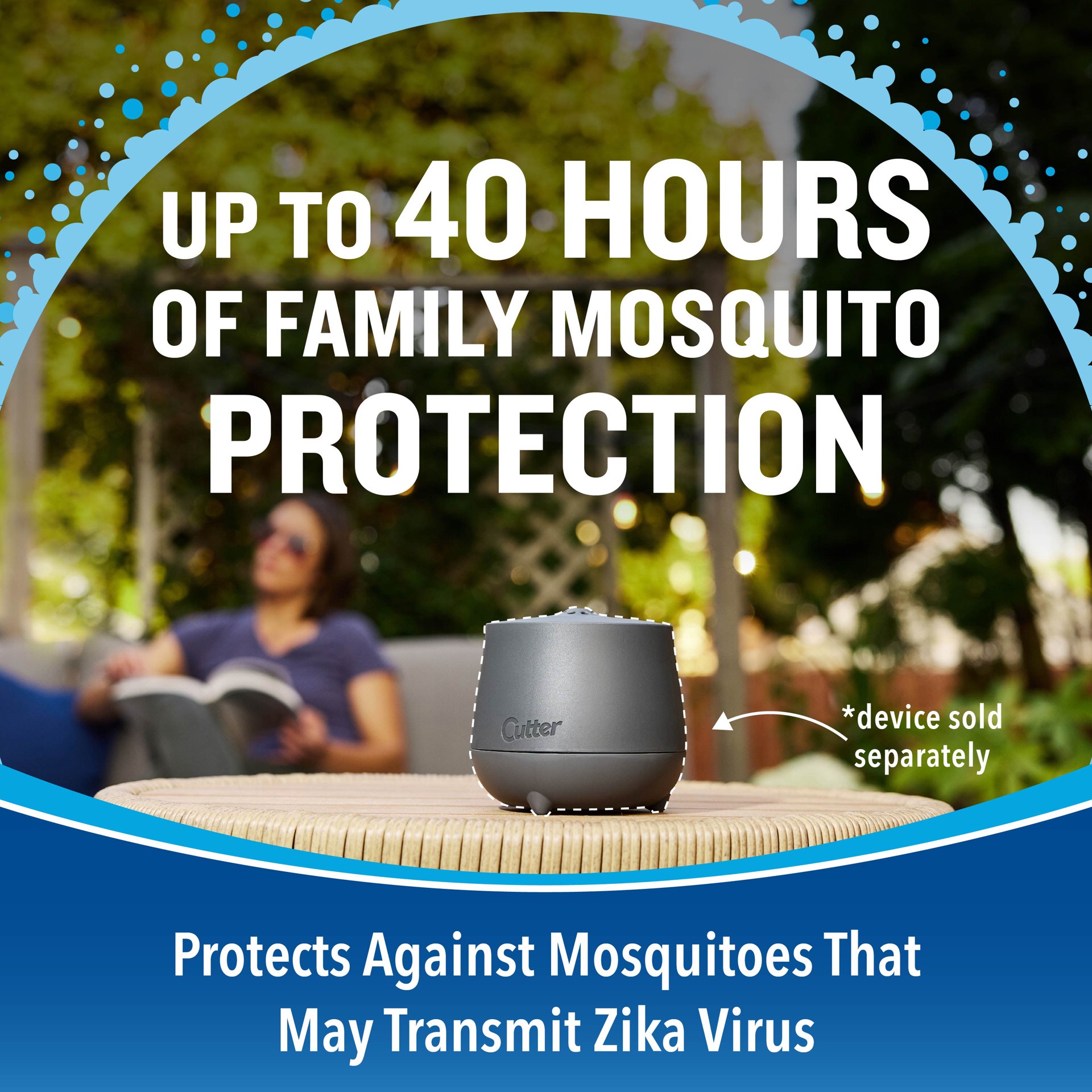 slide 5 of 6, Cutter 0.21 Ounce(s) Eclipse Zone Mosquito Repellent 40hr Deet Free Outdoor Refill, 1 ct
