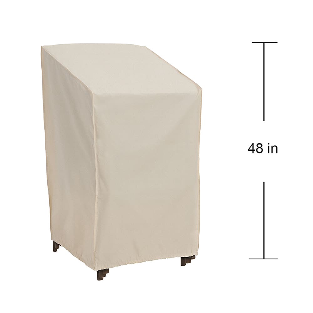 slide 3 of 6, Style Selections Tan Polyester Patio Furniture Cover For Stacking chairs, 1 ct