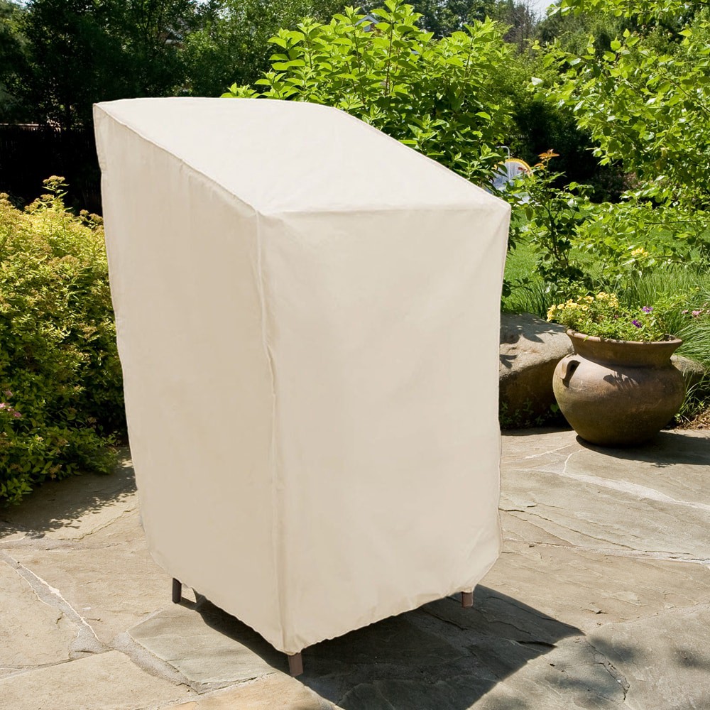 slide 6 of 6, Style Selections Tan Polyester Patio Furniture Cover For Stacking chairs, 1 ct