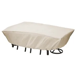 Style Selections Tan Polyester Patio Furniture Cover For Dining set