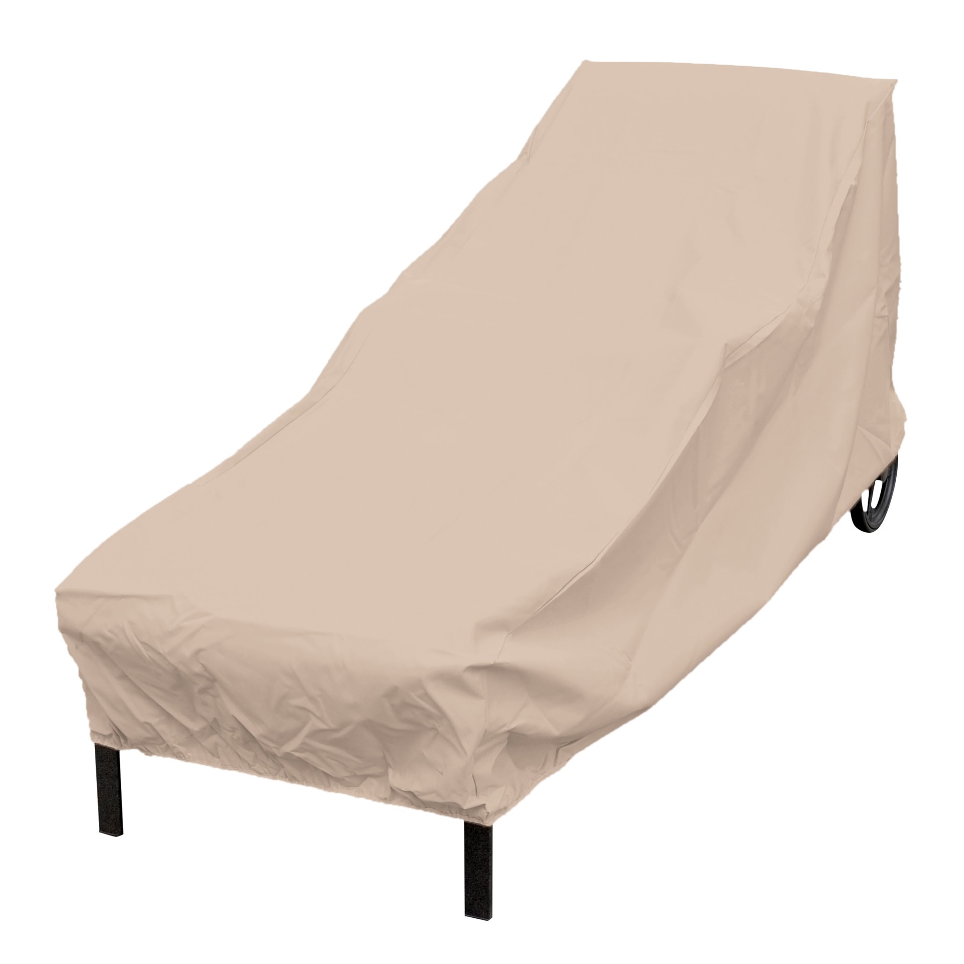 slide 3 of 6, Style Selections Tan Polyester Patio Furniture Cover For Chaise lounge, 1 ct
