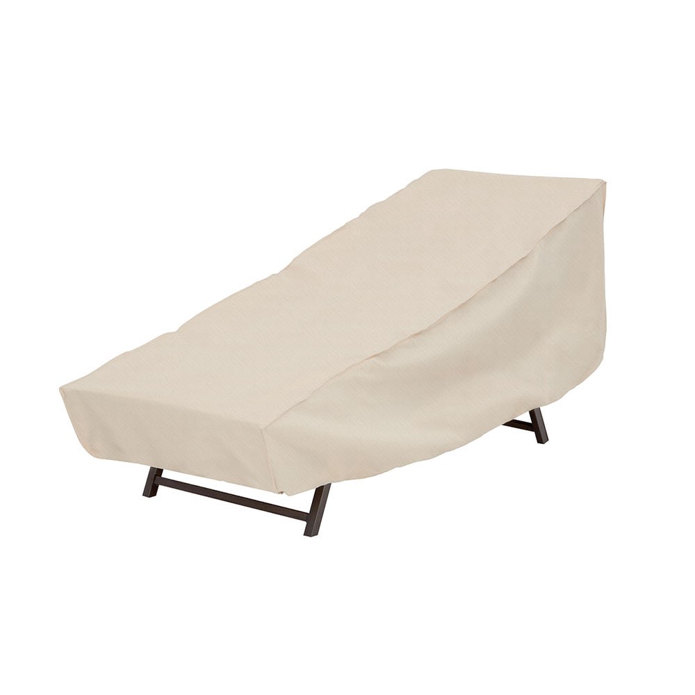 slide 1 of 6, Style Selections Tan Polyester Patio Furniture Cover For Chaise lounge, 1 ct
