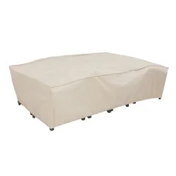 Style Selections Tan Polyester Patio Furniture Cover For Conversation set