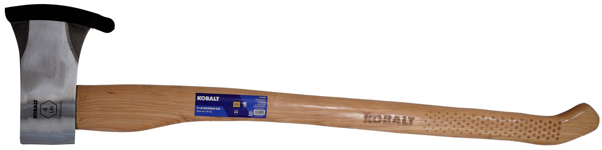 slide 6 of 6, Kobalt 4-lb Drop-forged steel Michigan axe with 34-in Hickory Handle, 1 ct
