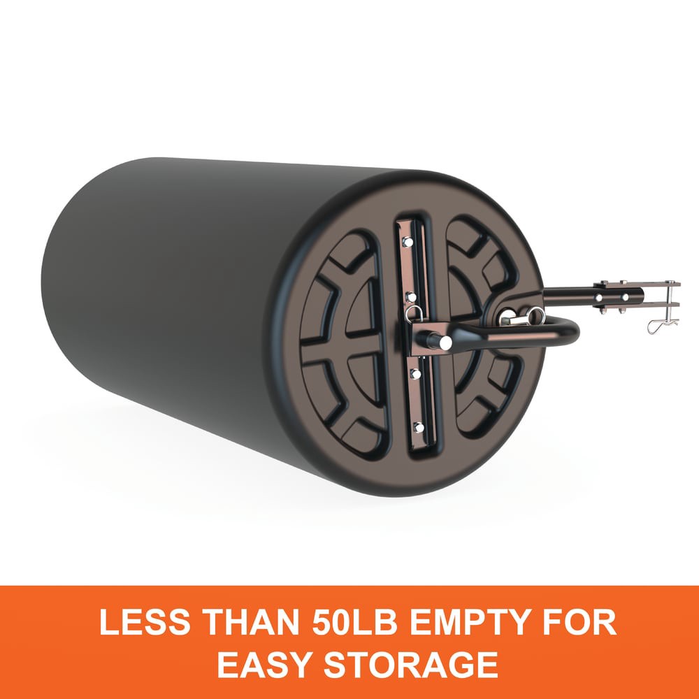 slide 4 of 6, Agri-Fab This 18-in x 36-in Poly Tow Lawn Roller Is Perfect For Flattening Your Yard From The Effects Of Moles, Gophers, Yard Pests and Frost Heave In Northern Climates. Fill The Drum with Water Up To 400 Pounds To Flatten The High Spots On Your Lawn., 1 ct