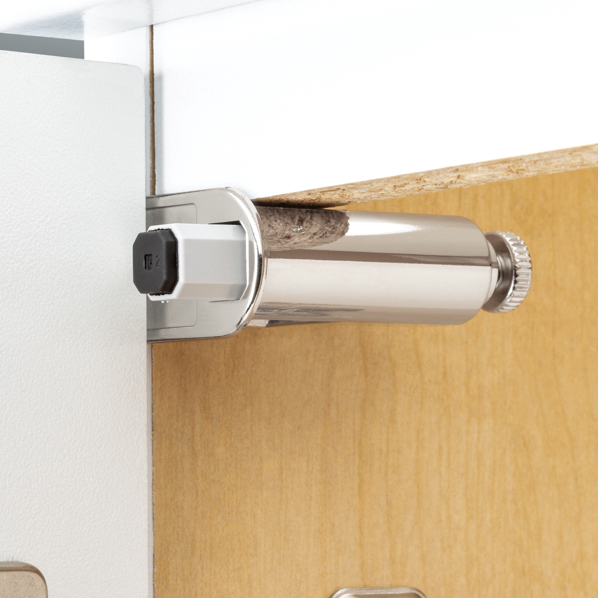 slide 2 of 6, RELIABILT 2 -Pack Silver Nickel Plated Door damper, 1 ct