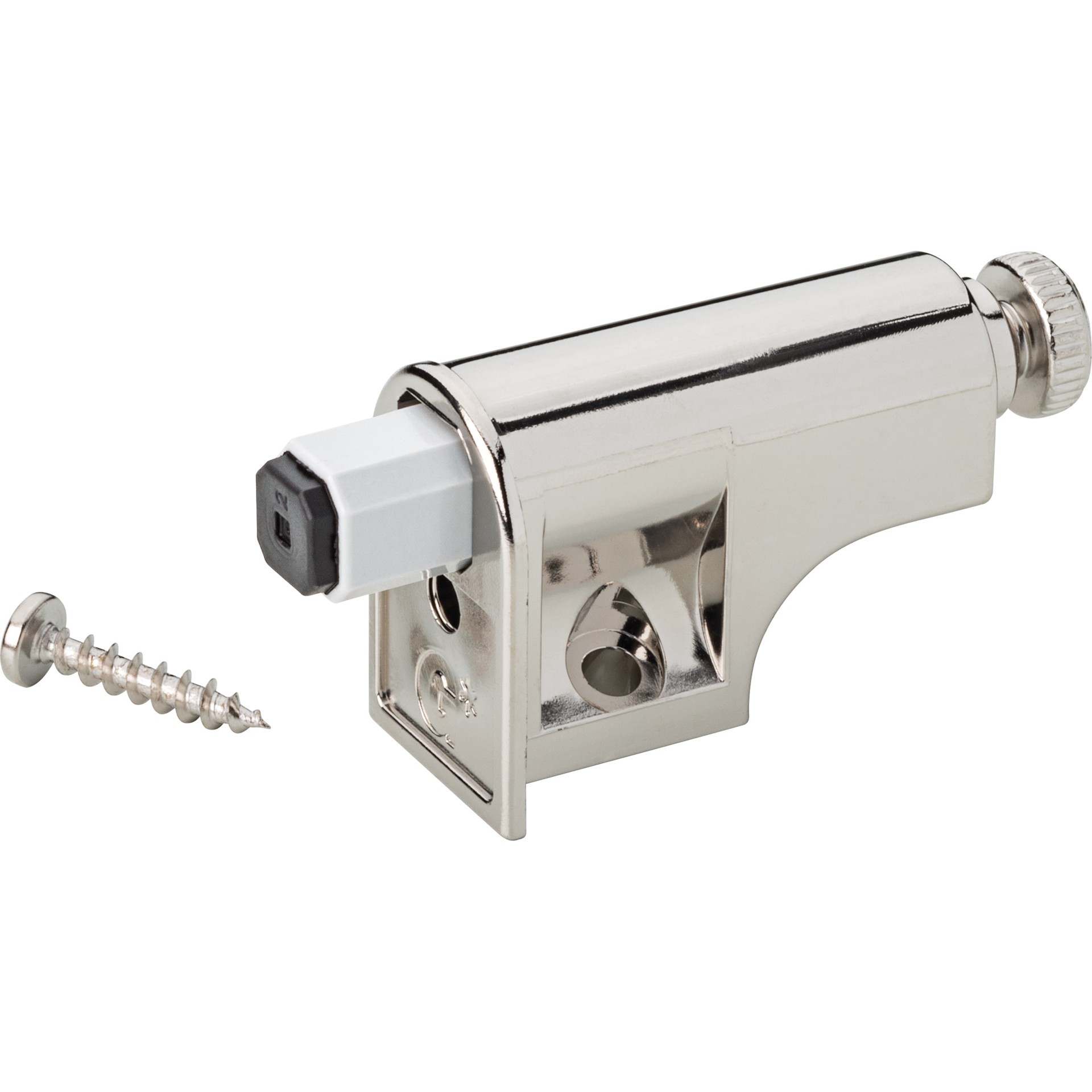 slide 4 of 6, RELIABILT 2 -Pack Silver Nickel Plated Door damper, 1 ct