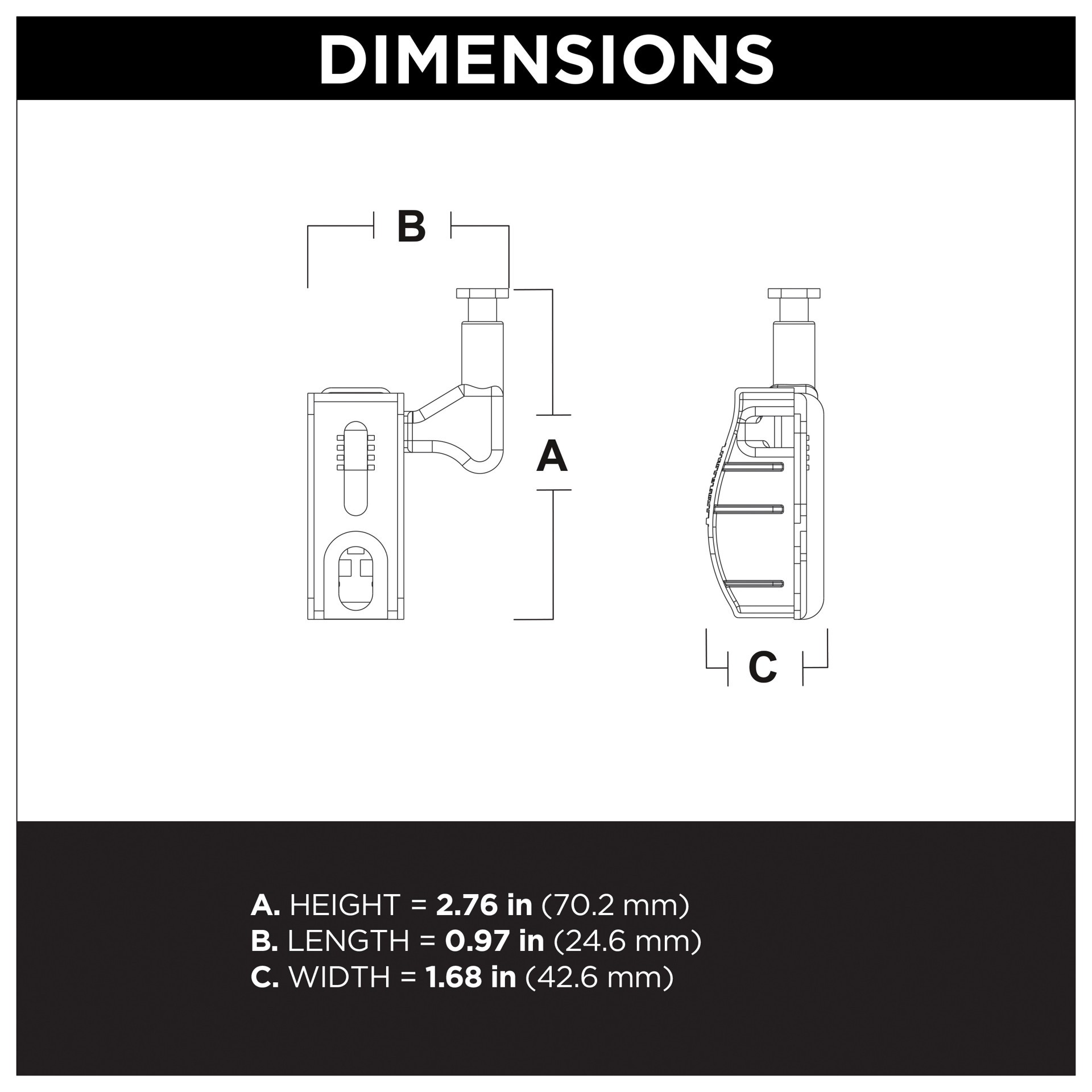 slide 3 of 6, RELIABILT LED 4 -Pack Gray Gray Cabinet hinge light, 1 ct