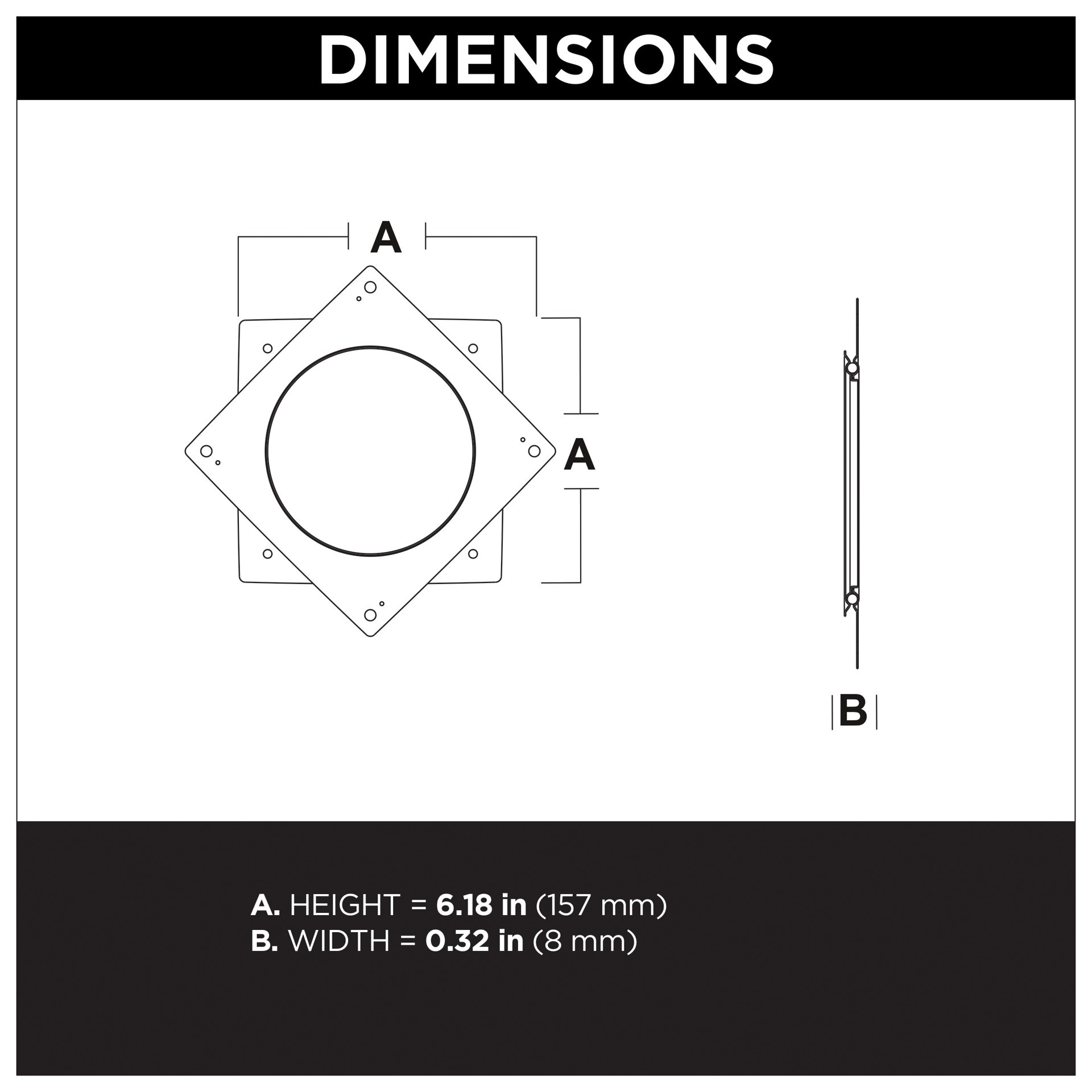 slide 3 of 6, RELIABILT Gray Gray Lazy susan swivel plate, 1 ct