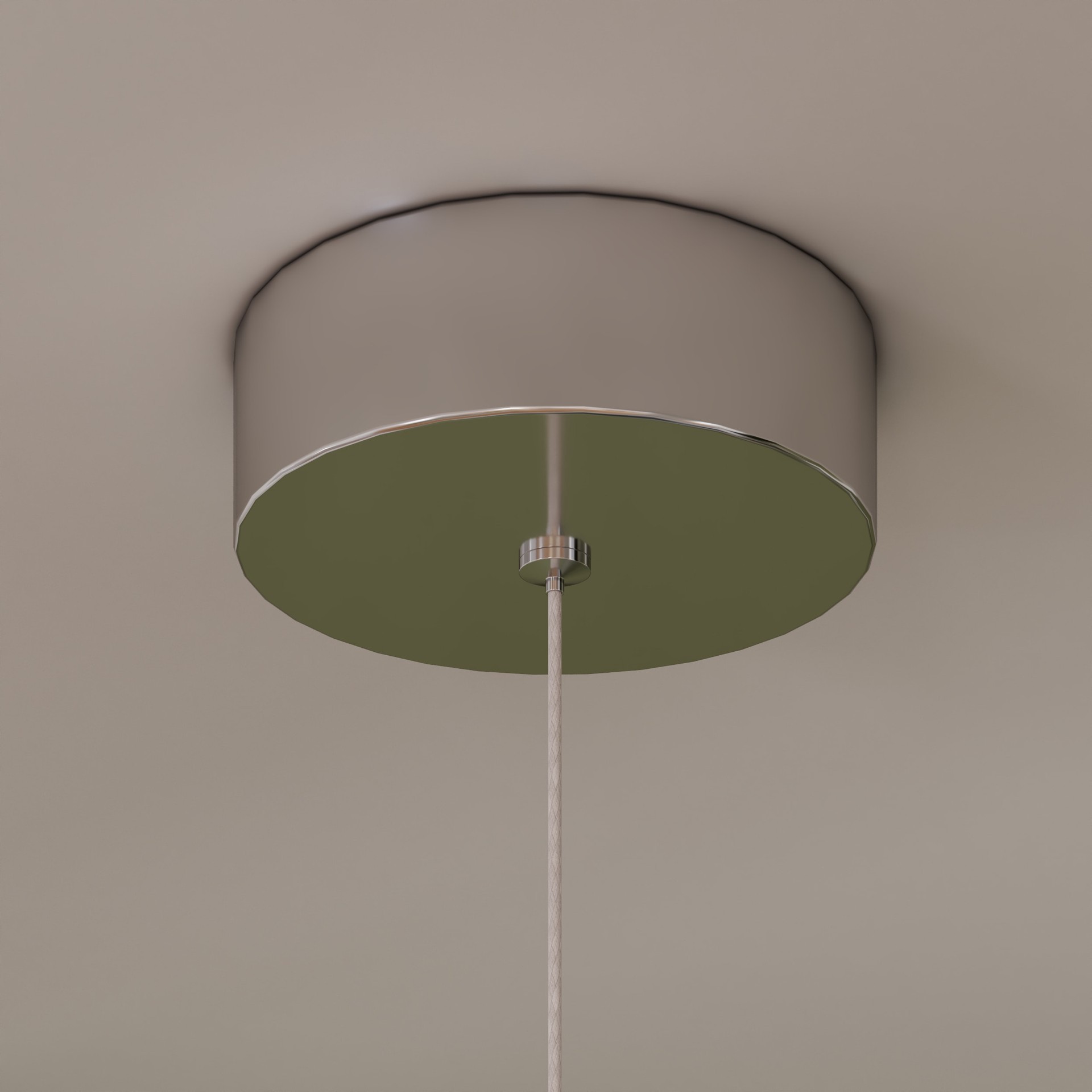 slide 3 of 6, allen + roth Lucia 1 -Light Chrome Glam Geometric Integrated LED Mini Hanging Pendant light, 1 ct