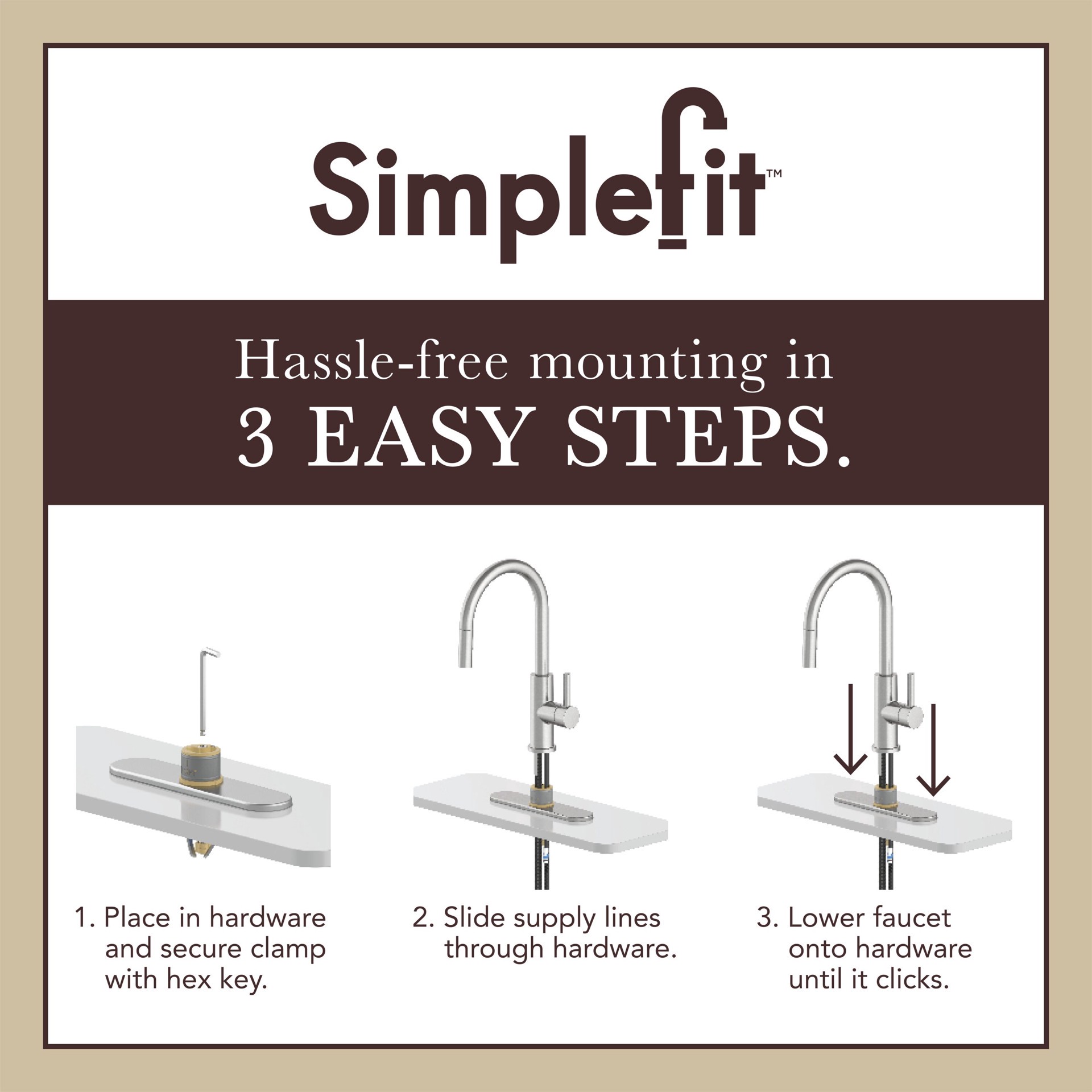 slide 6 of 6, allen + roth Harlow Simplefit Matte Black Single Handle Deck-mount Pull-down Kitchen Faucet with Sprayer (Includes Deck Plate) (Includes Soap Dispenser), 1 ct