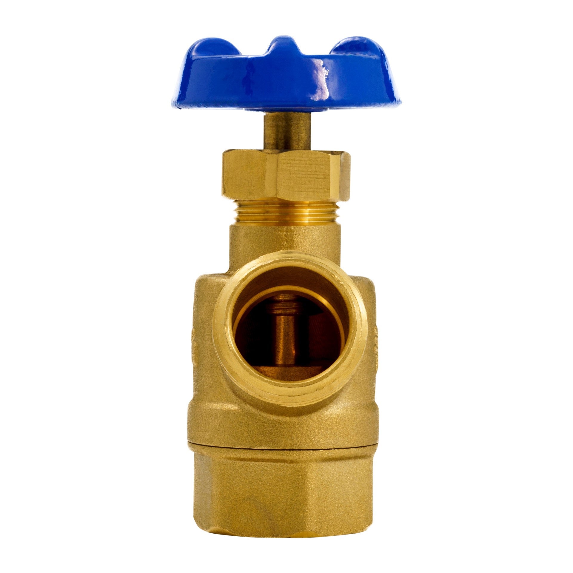 slide 3 of 6, RELIABILT 3/4-in FIP x 3/4-in MHT Brass Multi-Turn Inverted Nose Garden Valve, 1 ct