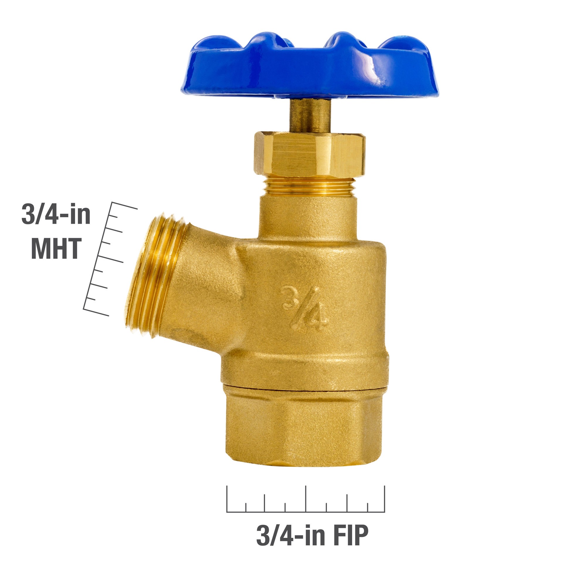 slide 5 of 6, RELIABILT 3/4-in FIP x 3/4-in MHT Brass Multi-Turn Inverted Nose Garden Valve, 1 ct