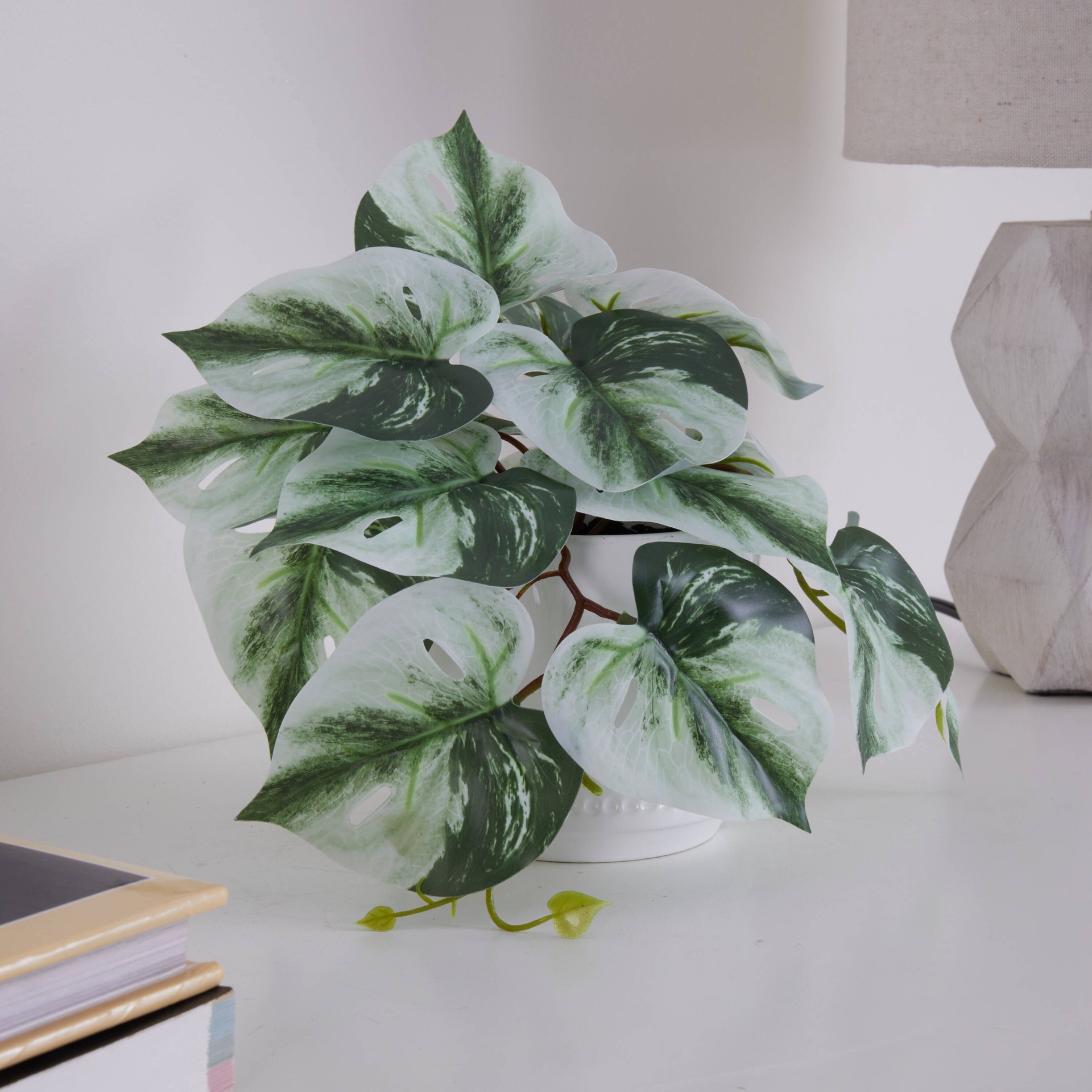 slide 4 of 6, Nearly Natural 6-in Green Indoor Desktop Mixed greenery Artificial plant, 1 ct