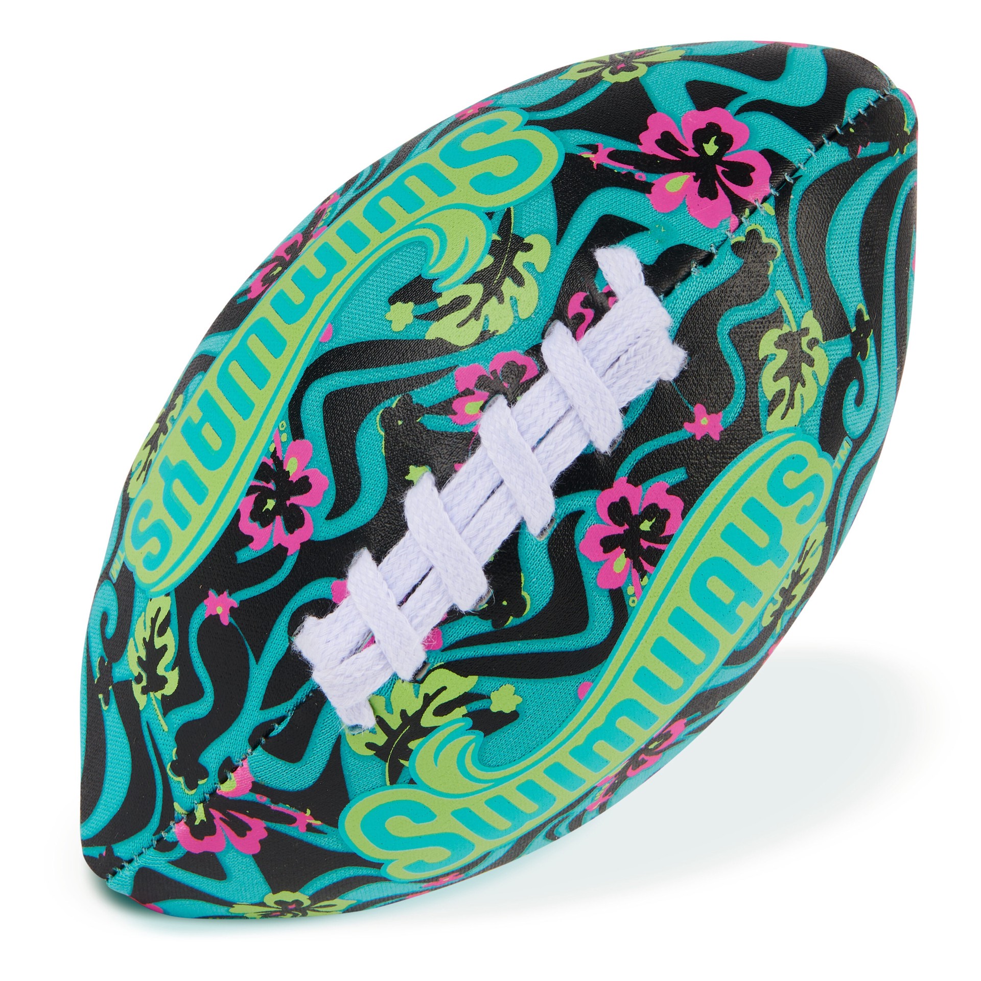 slide 3 of 6, SwimWays 6 in. Waterproof Hydro Rookie Football Colors may vary Swimming pool football, 1 ct