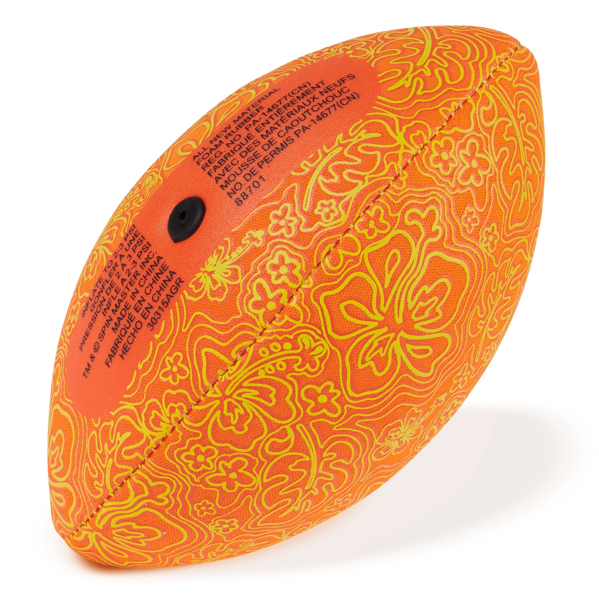 slide 4 of 6, SwimWays 6 in. Waterproof Hydro Rookie Football Colors may vary Swimming pool football, 1 ct