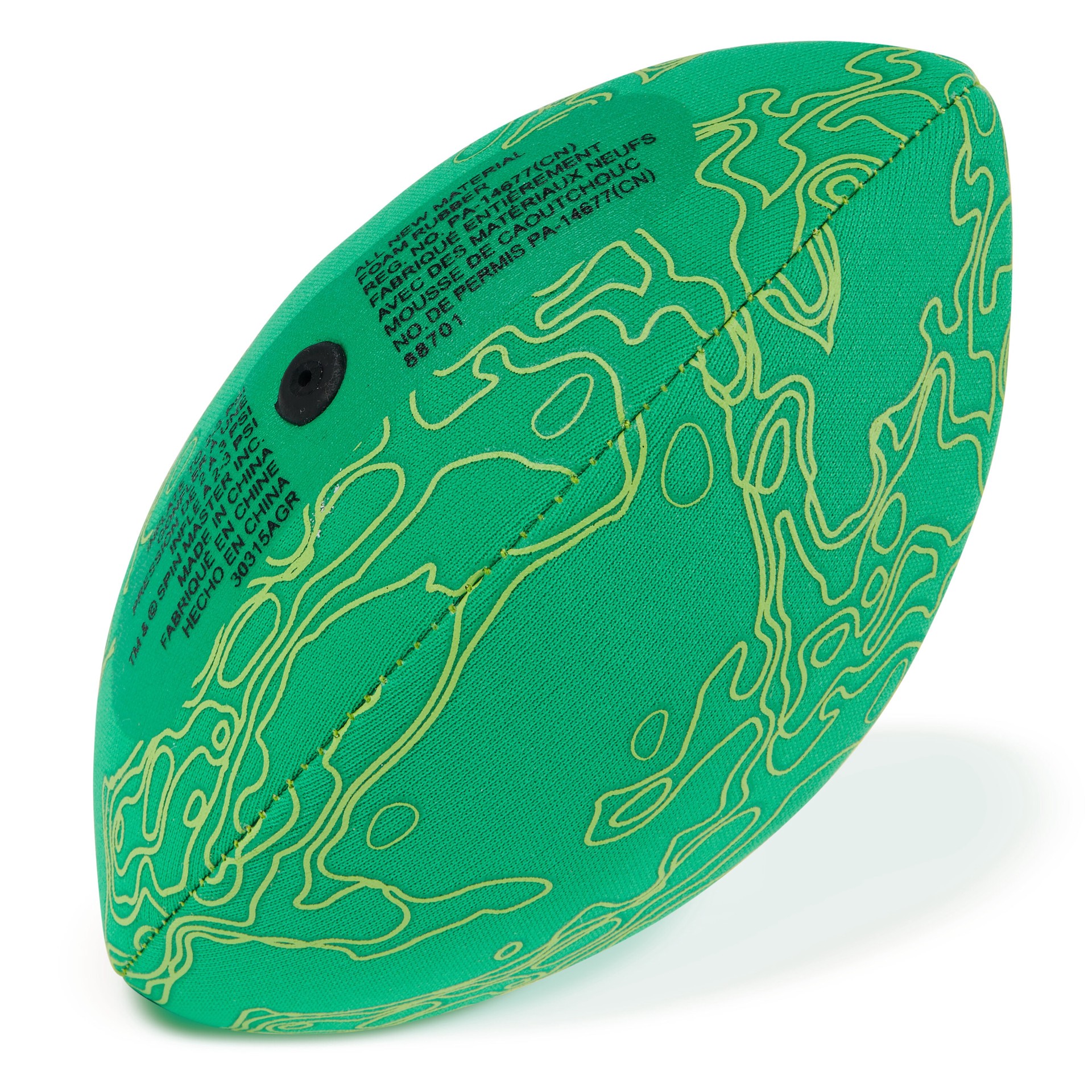 slide 5 of 6, SwimWays 6 in. Waterproof Hydro Rookie Football Colors may vary Swimming pool football, 1 ct