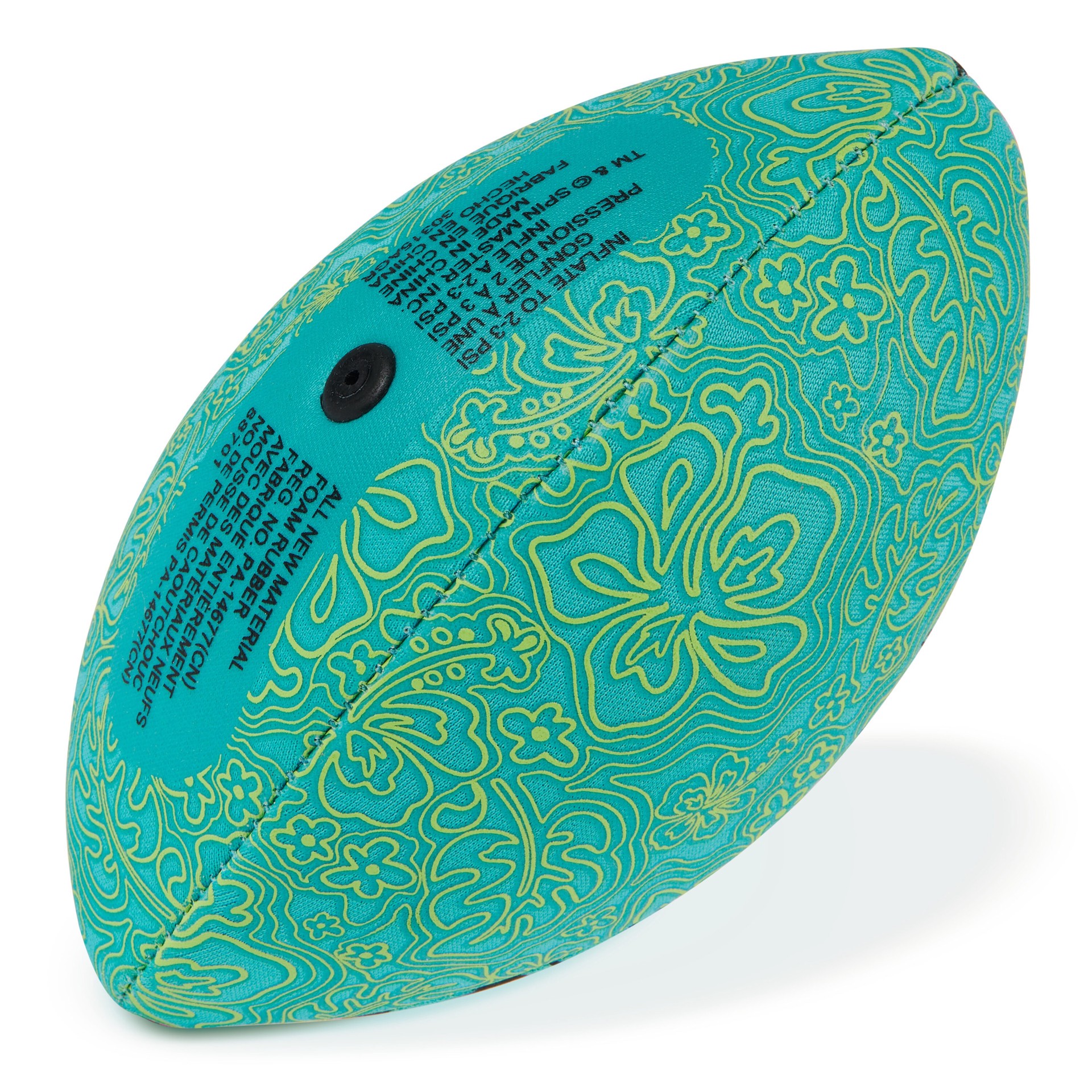slide 6 of 6, SwimWays 6 in. Waterproof Hydro Rookie Football Colors may vary Swimming pool football, 1 ct