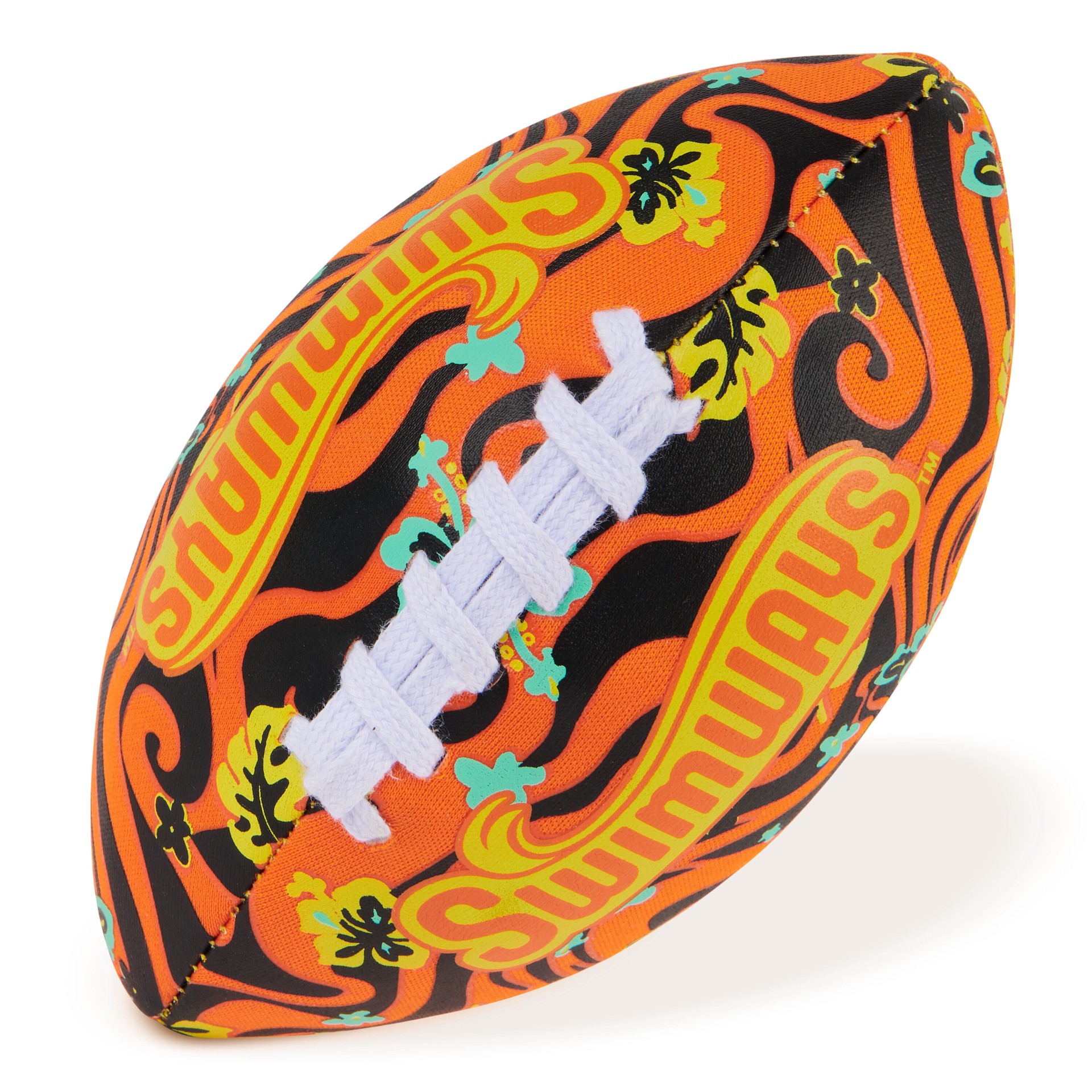 slide 1 of 6, SwimWays 6 in. Waterproof Hydro Rookie Football Colors may vary Swimming pool football, 1 ct