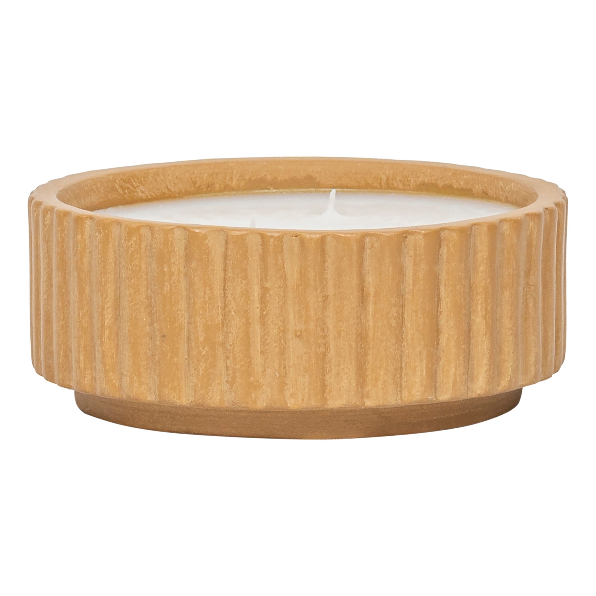 slide 3 of 6, allen + roth 2 -Wick terracotta Tabletop Citronella Candle, 1 ct
