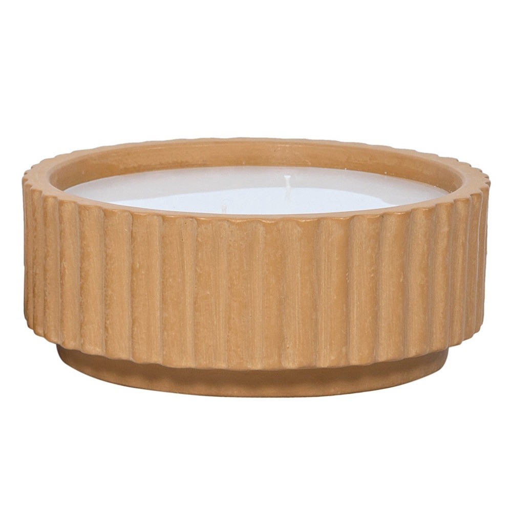 slide 1 of 6, allen + roth 2 -Wick terracotta Tabletop Citronella Candle, 1 ct