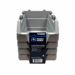 Project Source Click Bins 1-Compartment Plastic Small Parts Organizer 1 ...