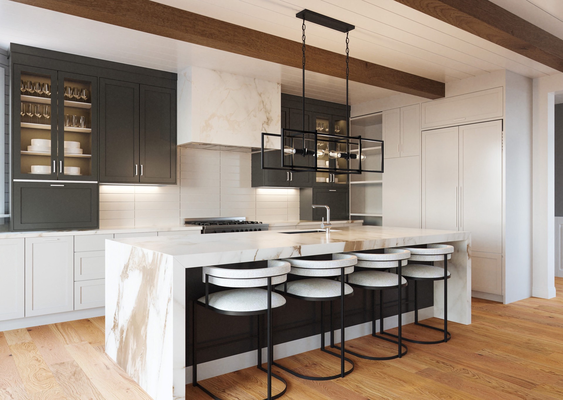 slide 4 of 6, Quoizel Renford 4 -Light Matte Black Transitional Cage For Use in Bedrooms, Dining Rooms, Foyers, Kitchens, Living Rooms Chandelier, 1 ct