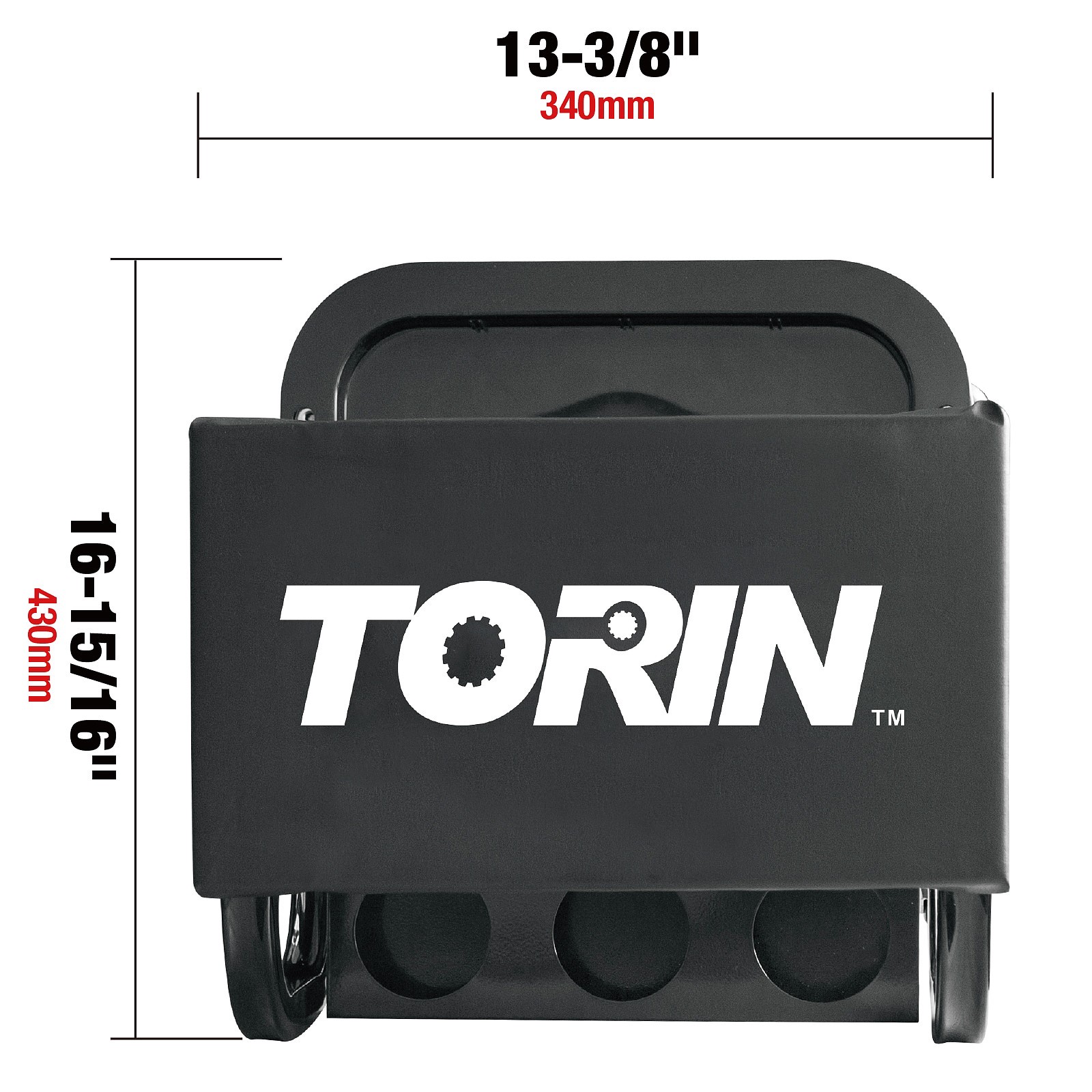 slide 5 of 6, Torin 17.28-in x 13.38-in Work seat, 1 ct