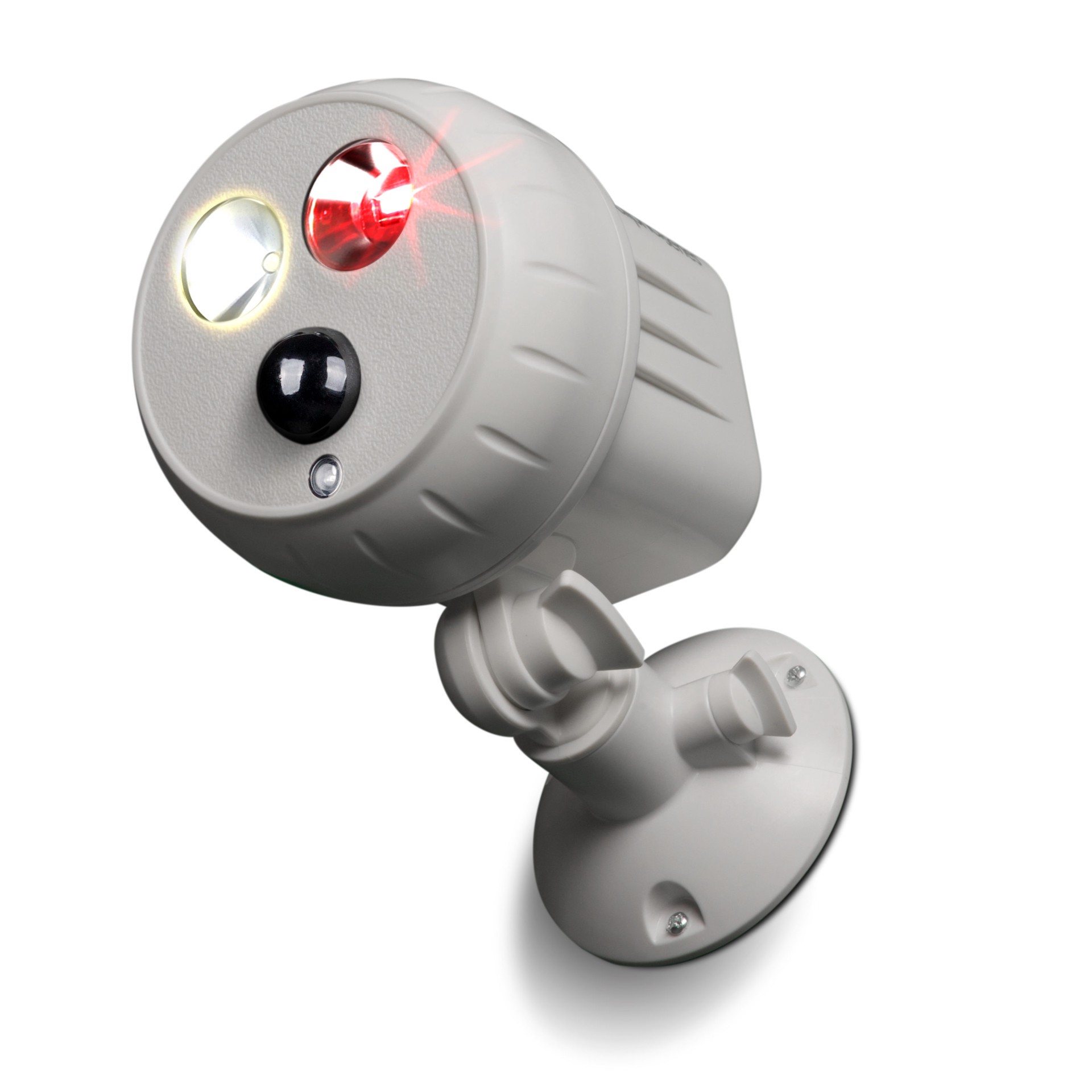 slide 3 of 5, Swann 120 -Degree 40 -Wattage Equivalent Battery-operated LED White 1 -Head Motion-Activated Flood Light with Timer, 1 ct