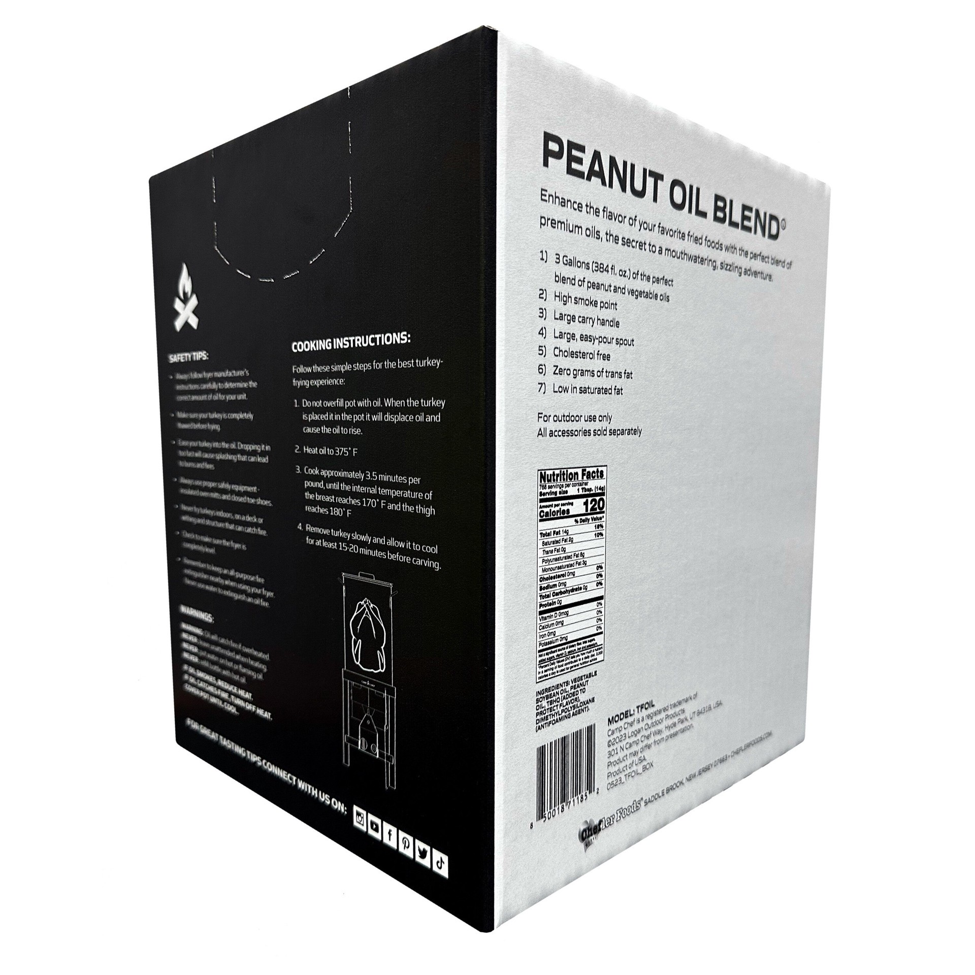 slide 2 of 3, Camp Chef 3 Gallon(s) Peanut and soybean oil blend, 1 ct