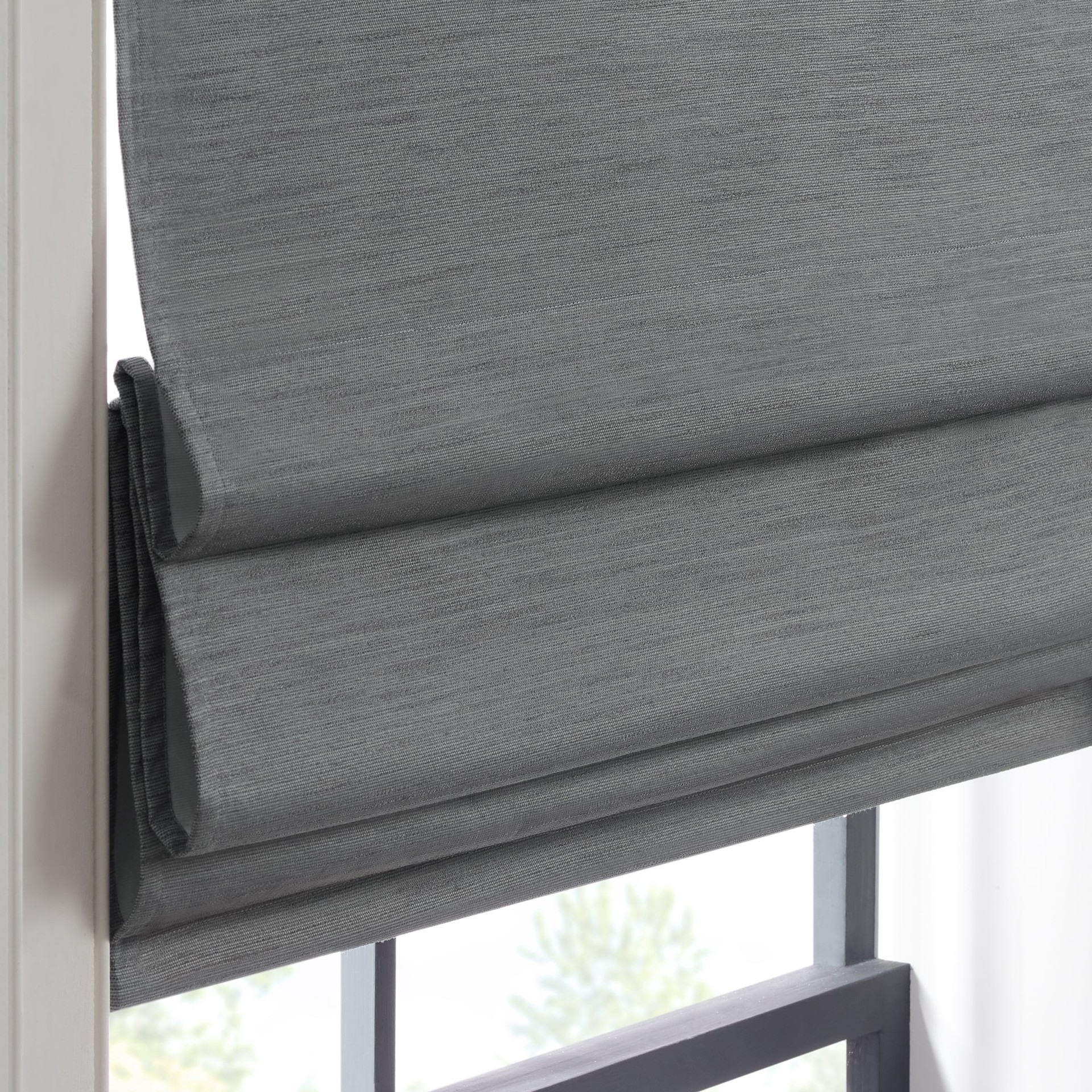 slide 5 of 6, Eclipse Rozel 31-in x 64-in Cordless Charcoal Blackout, 1 ct