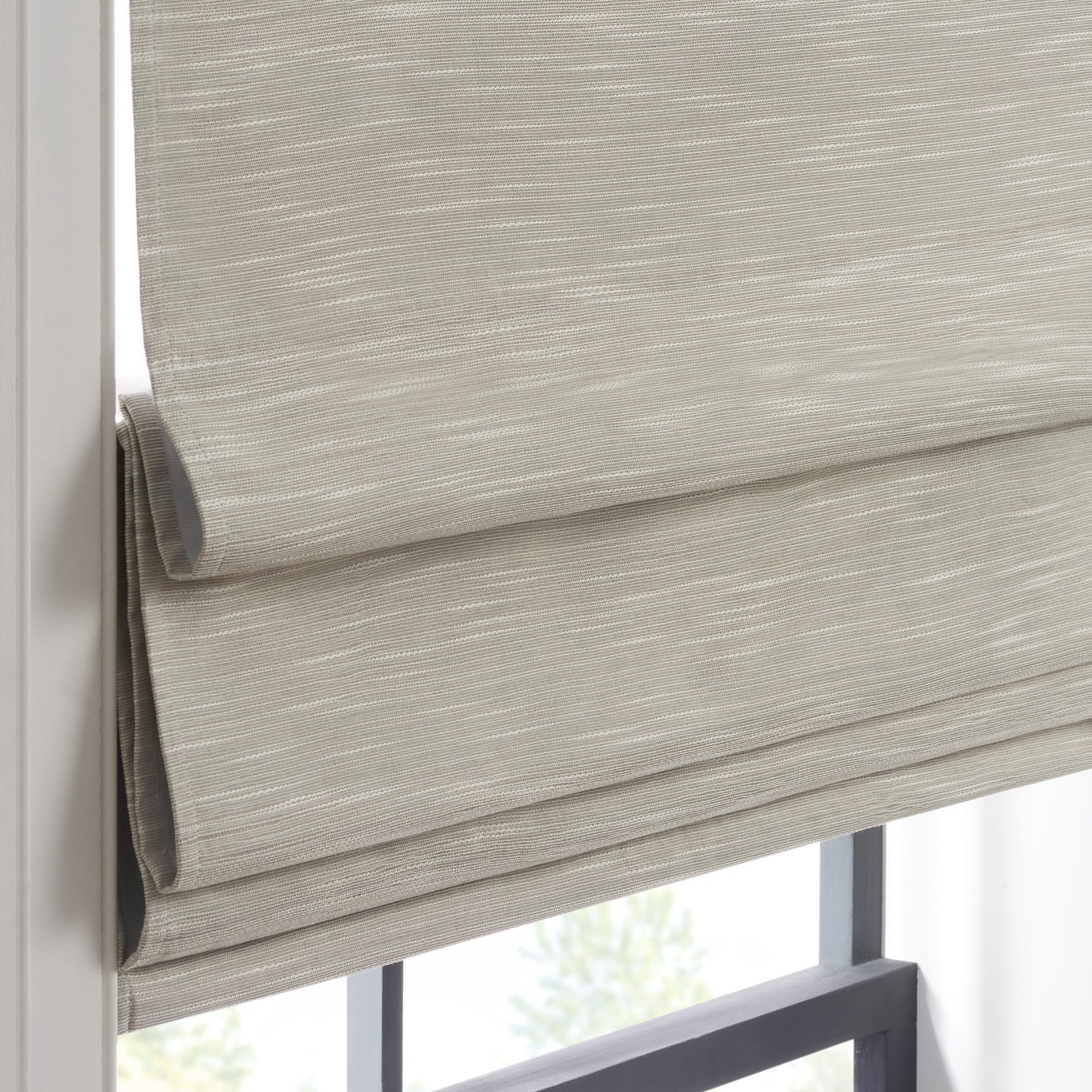 slide 5 of 6, Eclipse Rozel 33-in x 64-in Cordless Linen Blackout, 1 ct