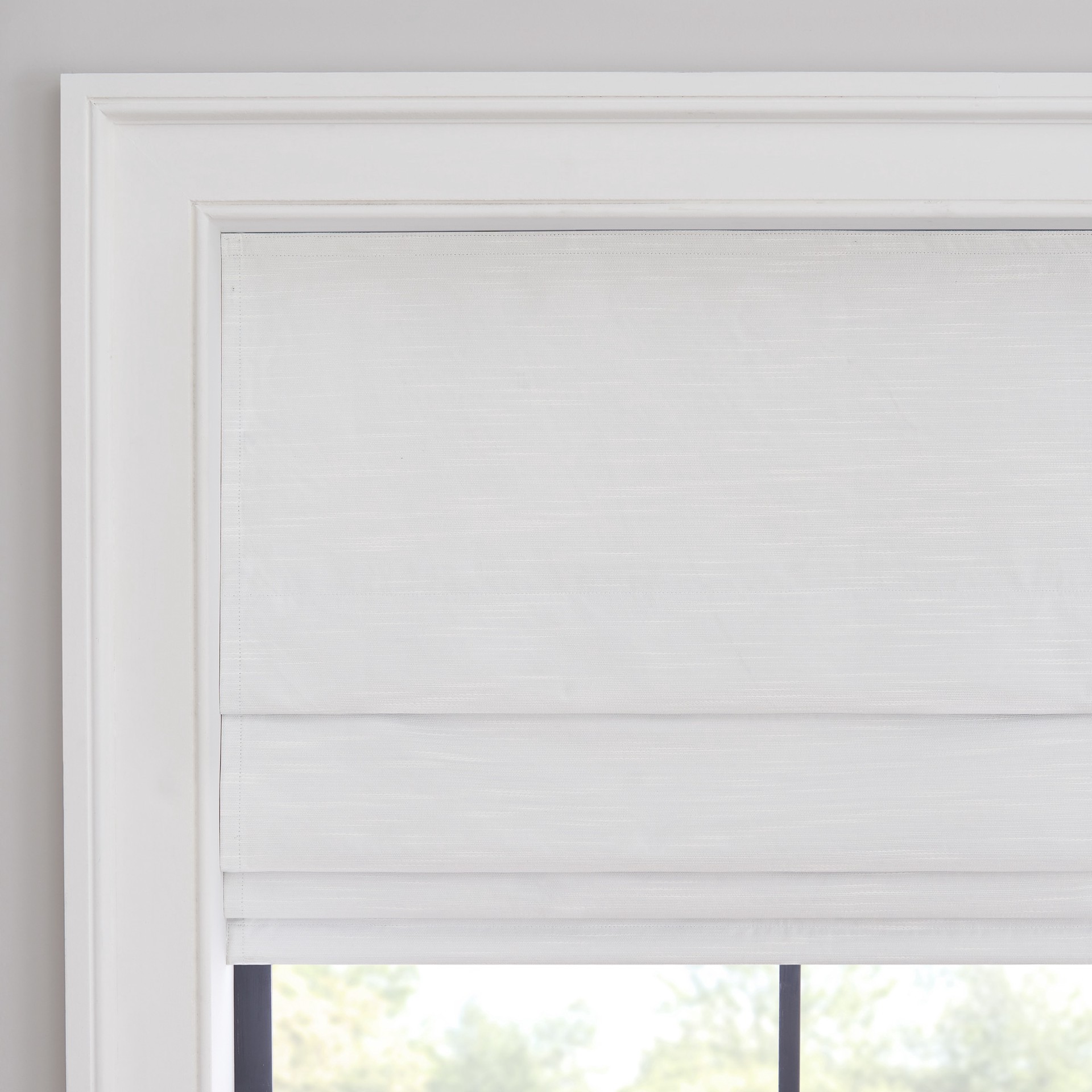 slide 4 of 6, Eclipse Rozel 33-in x 64-in Cordless White Blackout, 1 ct