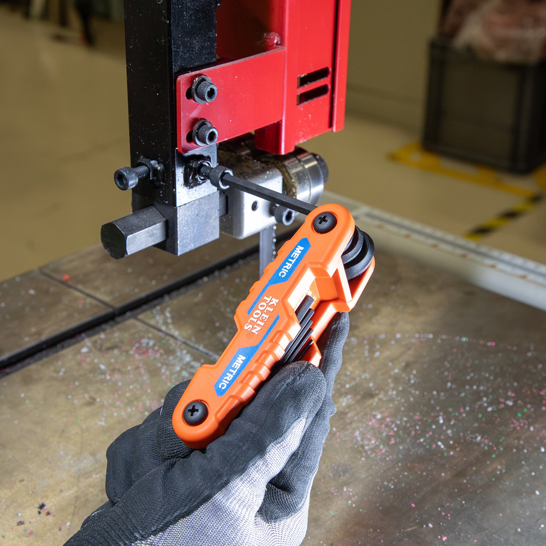 slide 2 of 6, Klein Tools Compact Folding Hex Key Kit, SAE and Metric, 1 ct