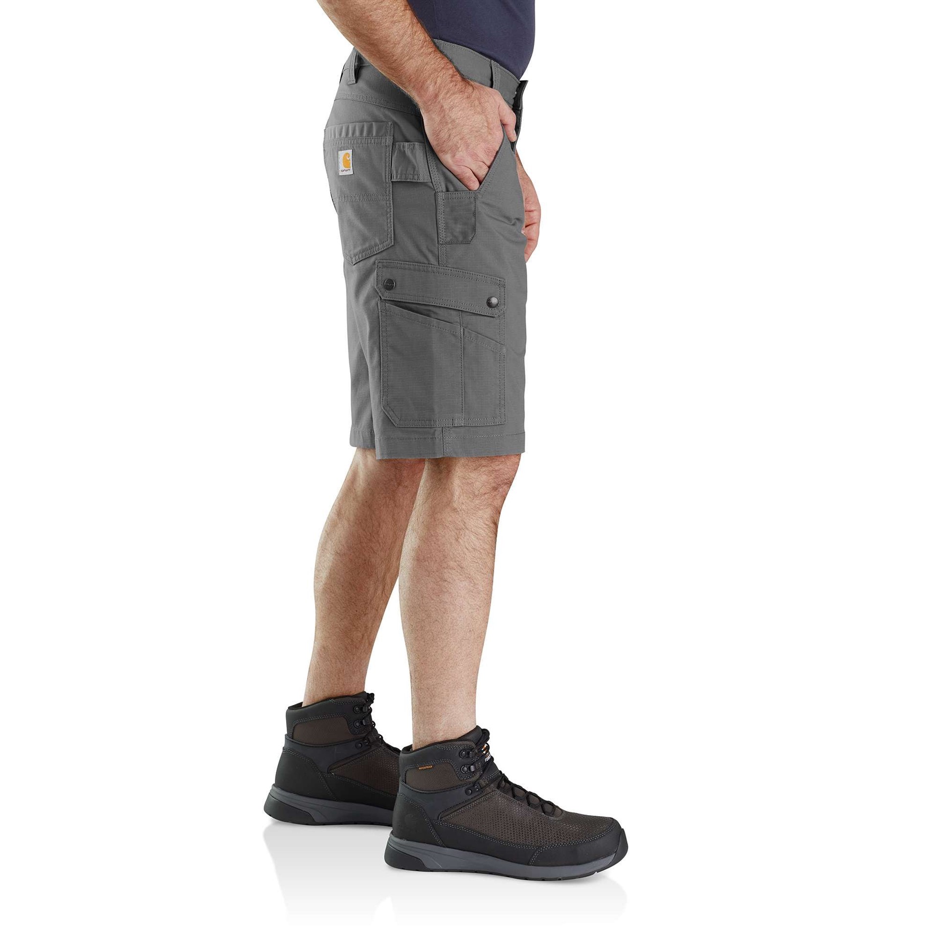 slide 4 of 6, Carhartt Men's Steel Canvas 11-in Carpenter shorts ( Size: 32 ), 1 ct