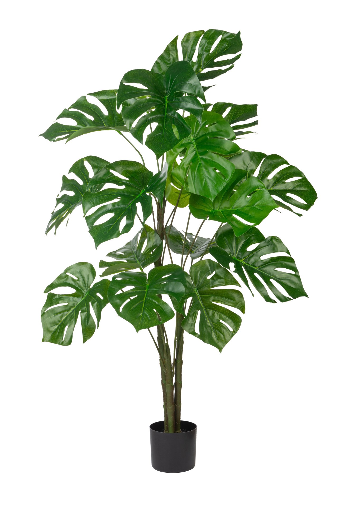 slide 1 of 6, naturae decor 47-in Green Indoor/Outdoor Floor Monstera Artificial tree, 1 ct