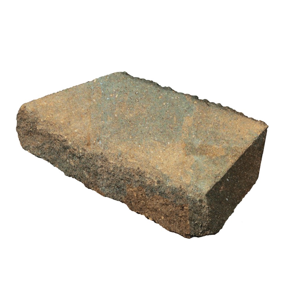 slide 1 of 1, BEST 16-in x 3-in x 11-in Grey/Charcoal Concrete Retaining Wall Cap, 1 ct