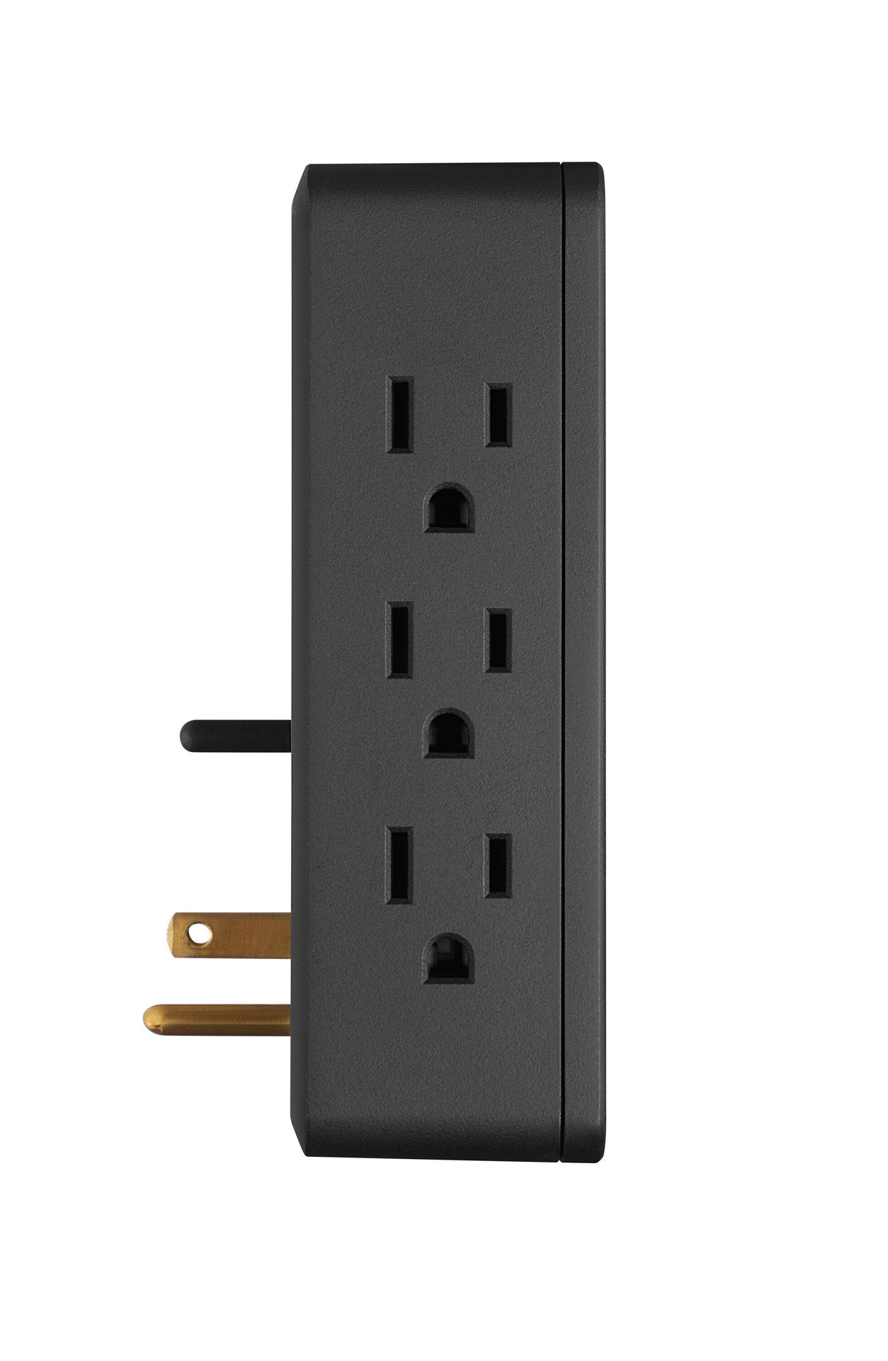 slide 3 of 6, Utilitech 6 -Outlet 2400 Joules 1875 -Watts Black Indoor Wall tap Surge Protector, 1 ct