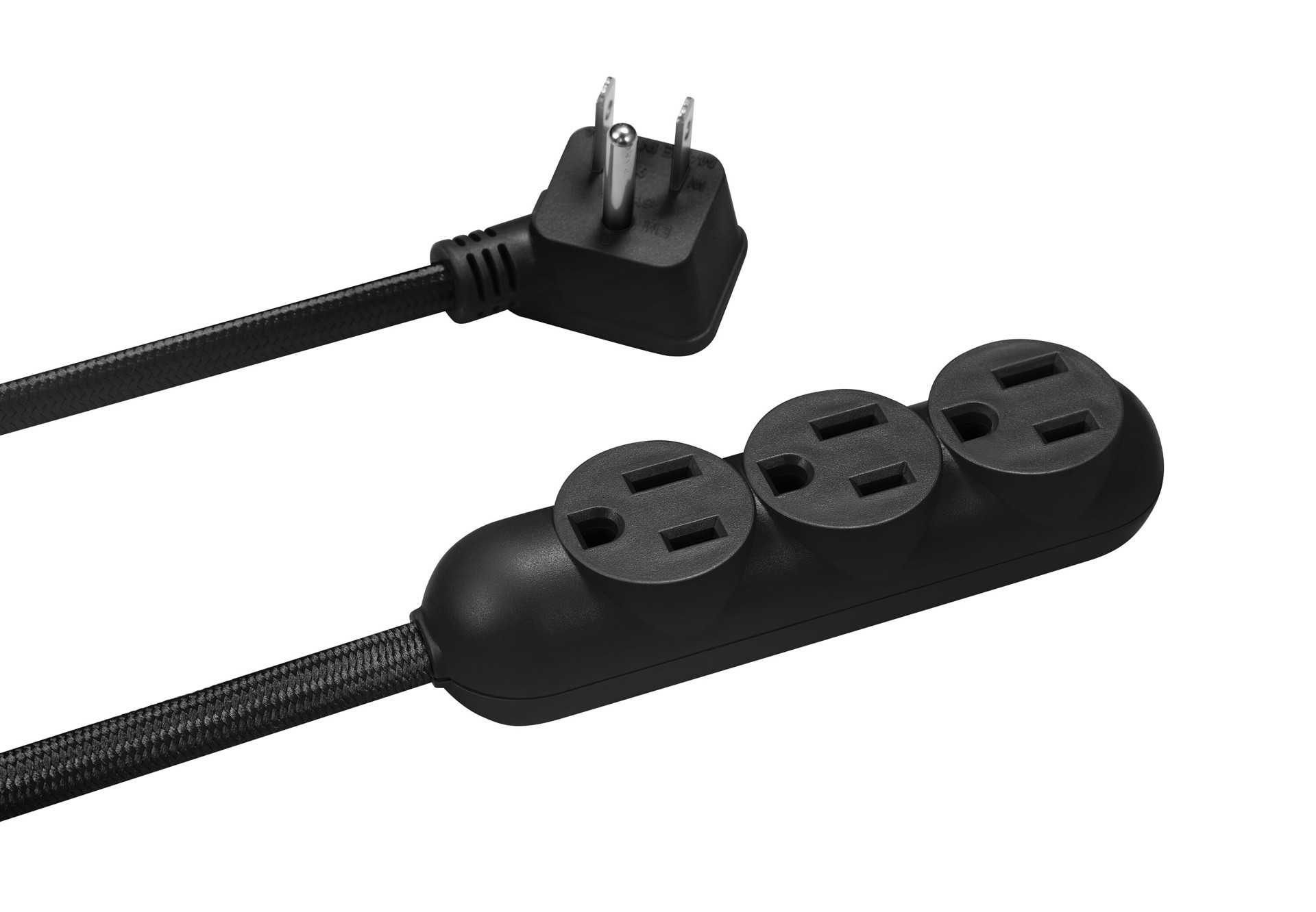 slide 5 of 6, Utilitech 4-ft 3 -Outlet Indoor Black Power Strip, 1 ct