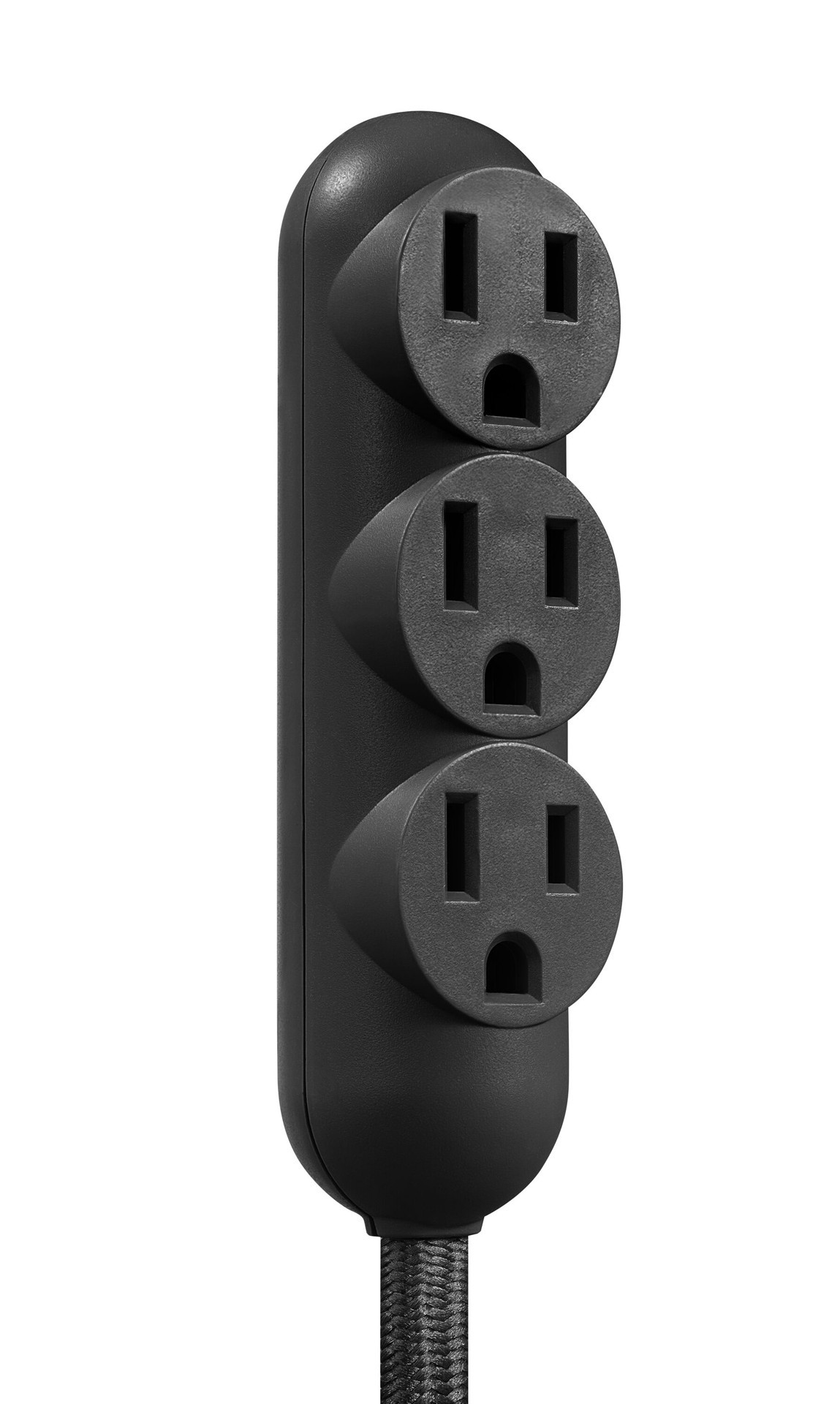 slide 6 of 6, Utilitech 4-ft 3 -Outlet Indoor Black Power Strip, 1 ct