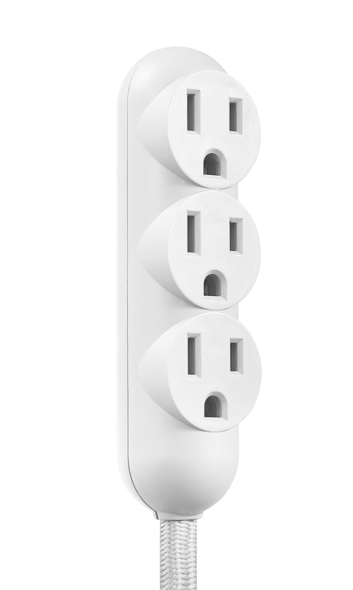 slide 4 of 6, Utilitech 4-ft 3 -Outlet Indoor White Power Strip, 1 ct