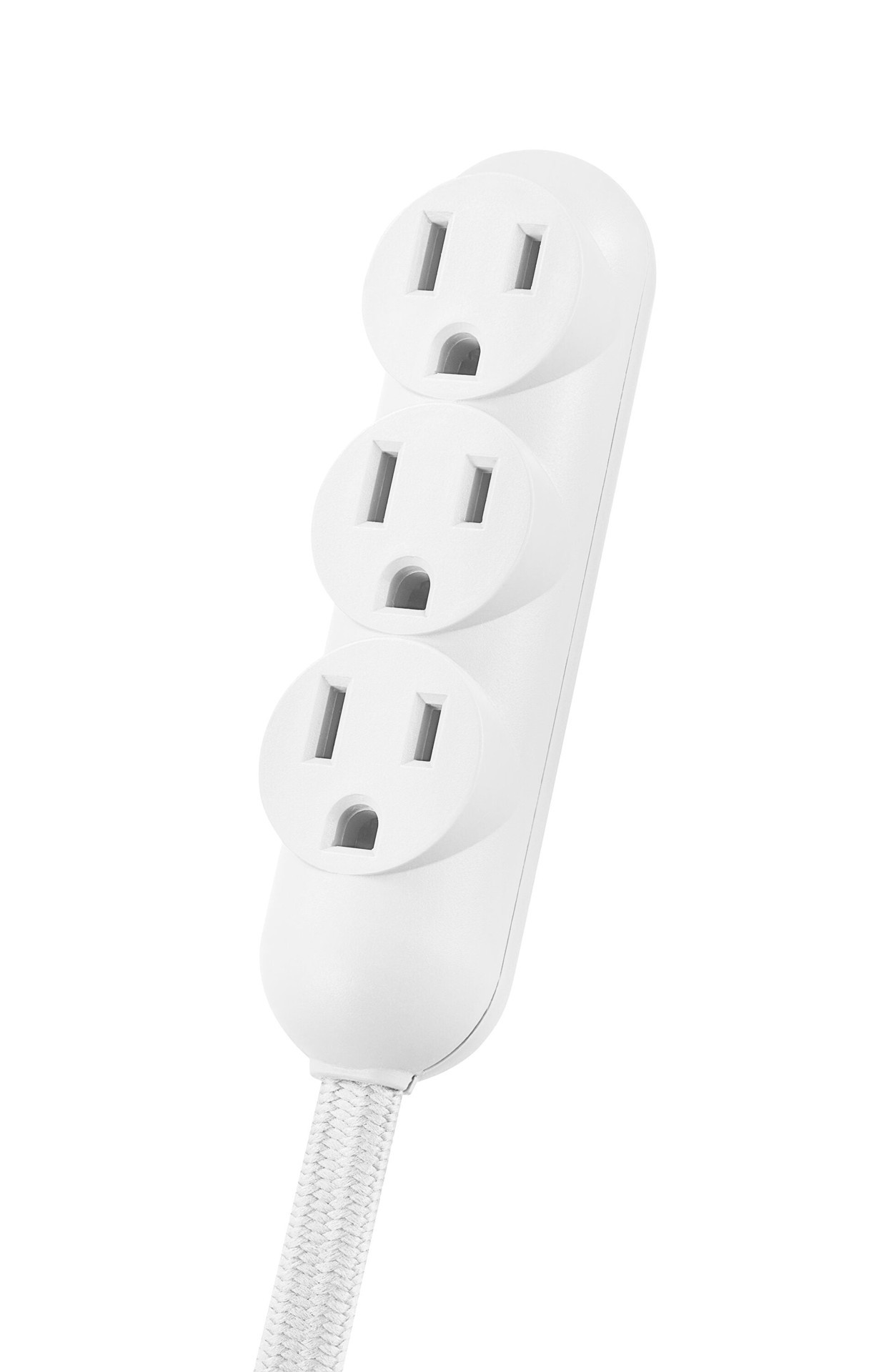 slide 5 of 6, Utilitech 4-ft 3 -Outlet Indoor White Power Strip, 1 ct