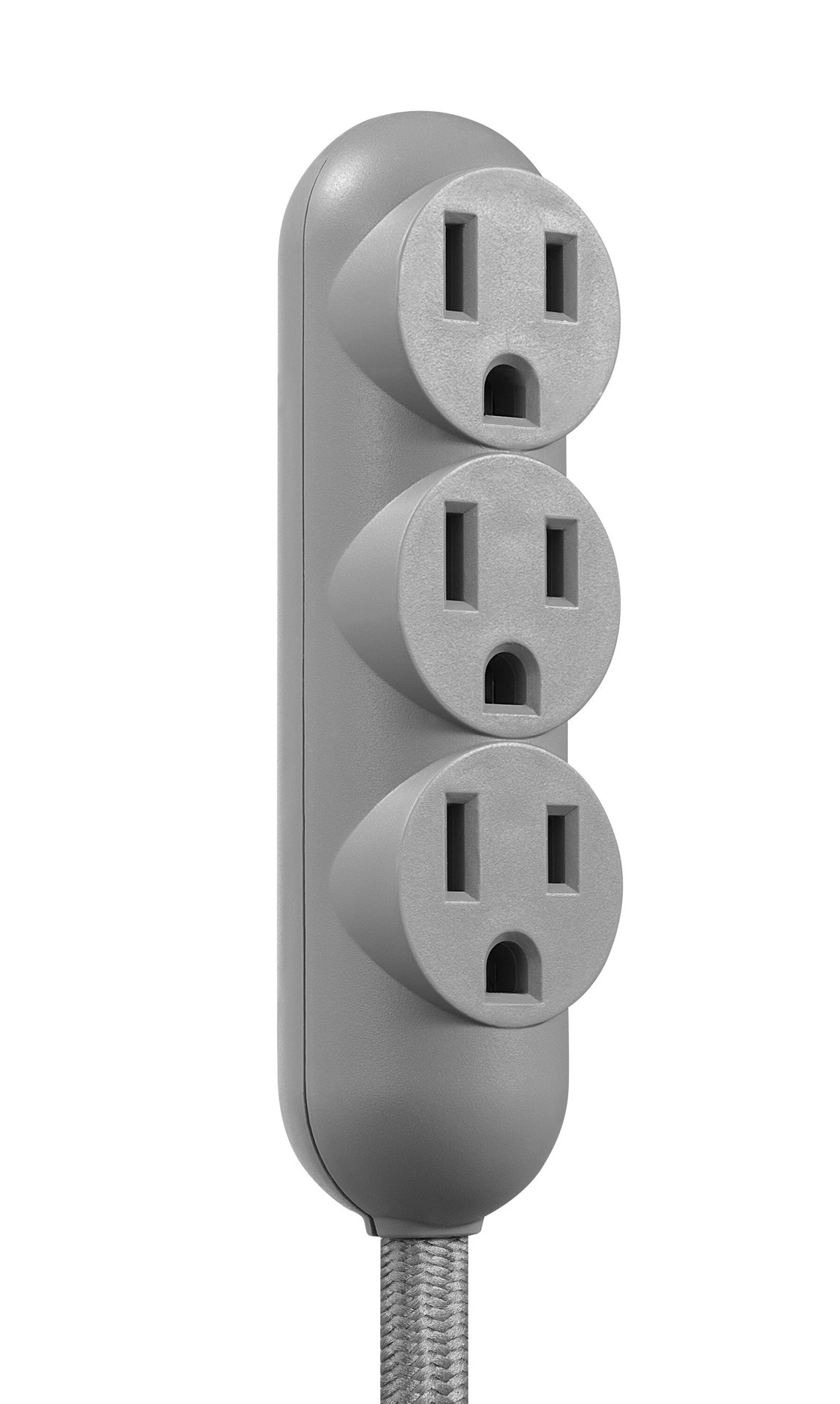 slide 5 of 6, Utilitech 4-ft 3 -Outlet Indoor Gray Power Strip, 1 ct